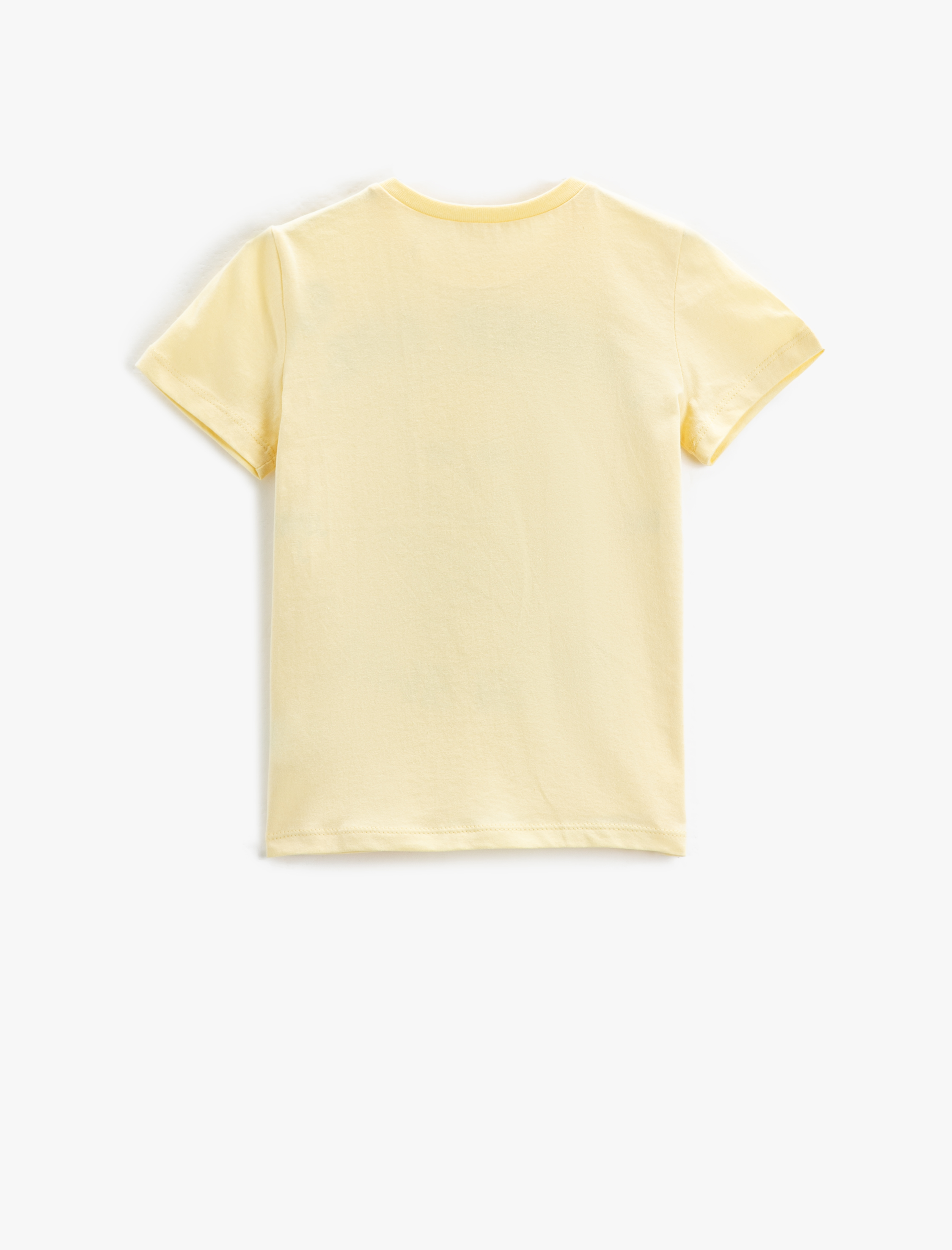 Erkek Çocuk Kısa Kollu Tişört Bisiklet Yaka  Baskılı