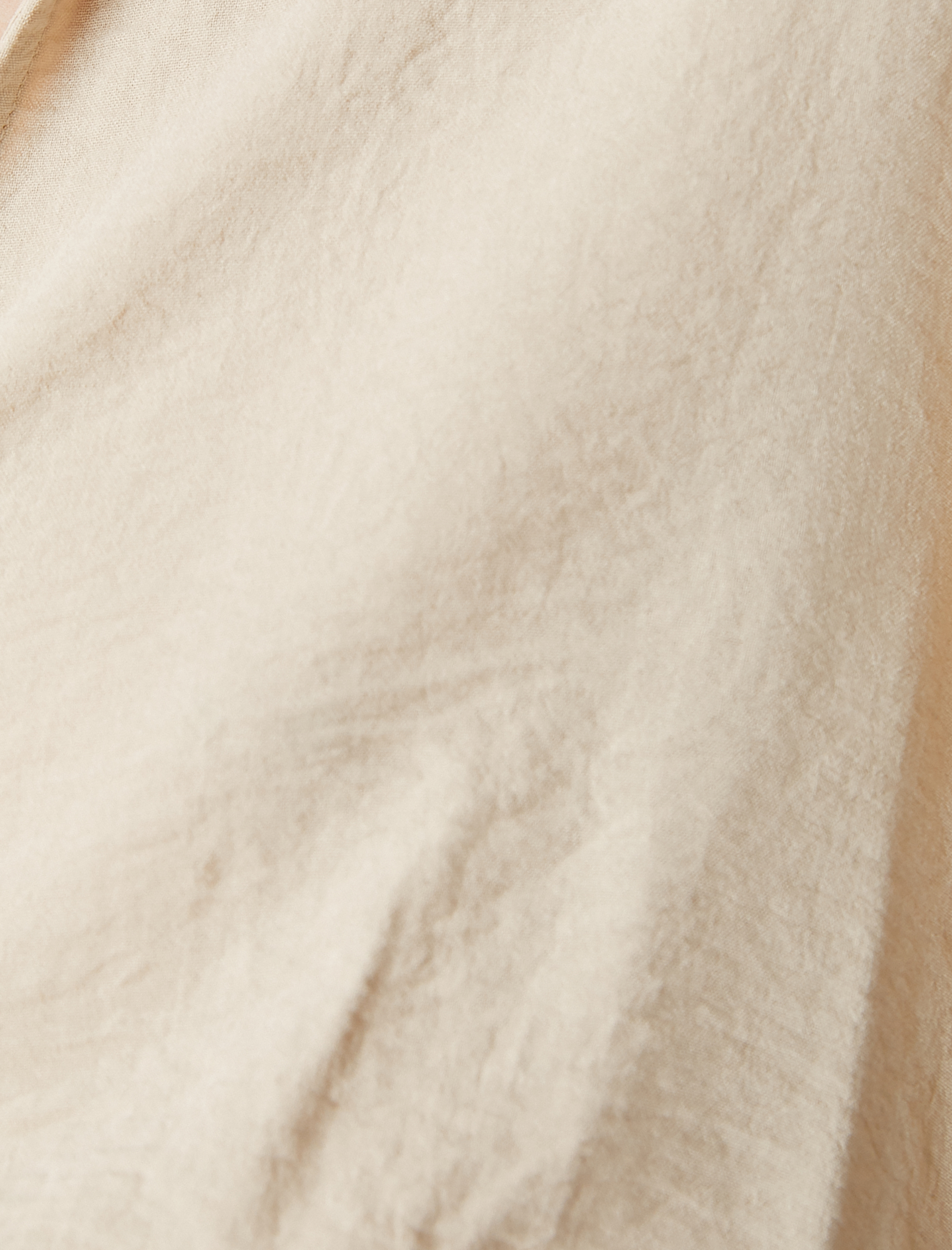 Crop Bluz Balon Kollu Gipeli Gömlek Yaka Düğmeli