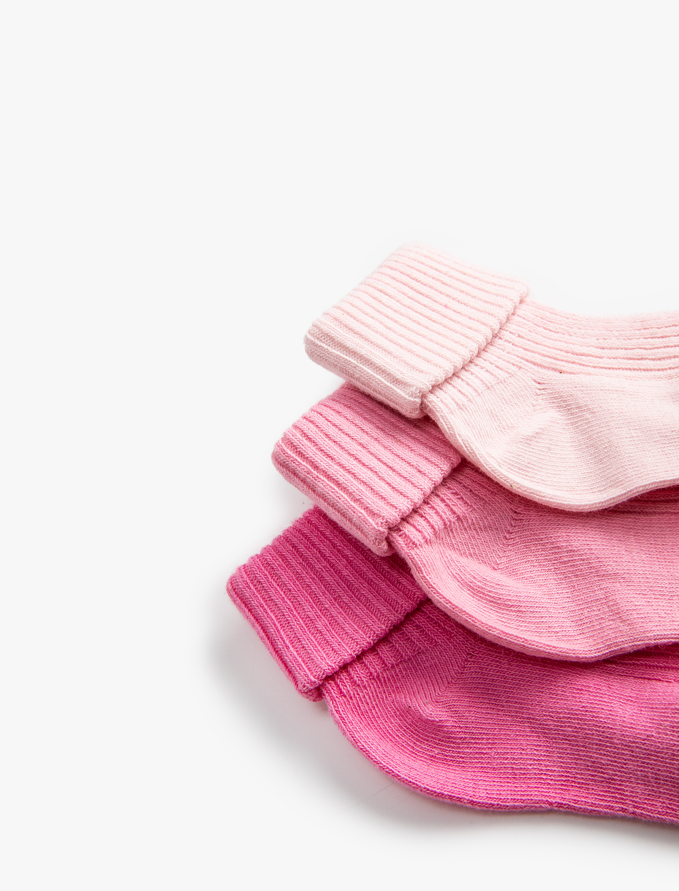  Kız Bebek Çorap Paketi 3'lü Basic Pamuk Karışımlı