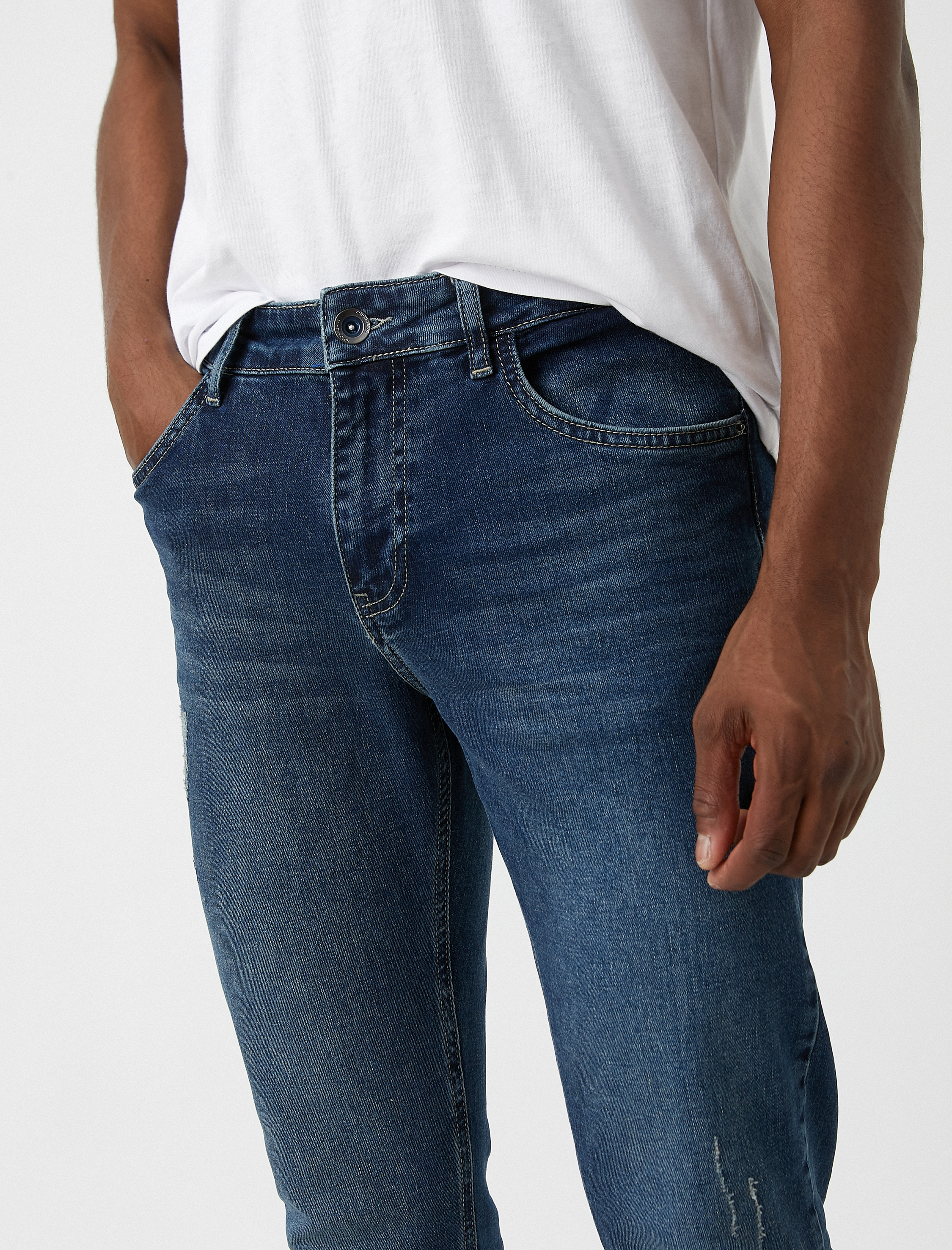   Skinny Fit Kot Pantolon - Michael Jean