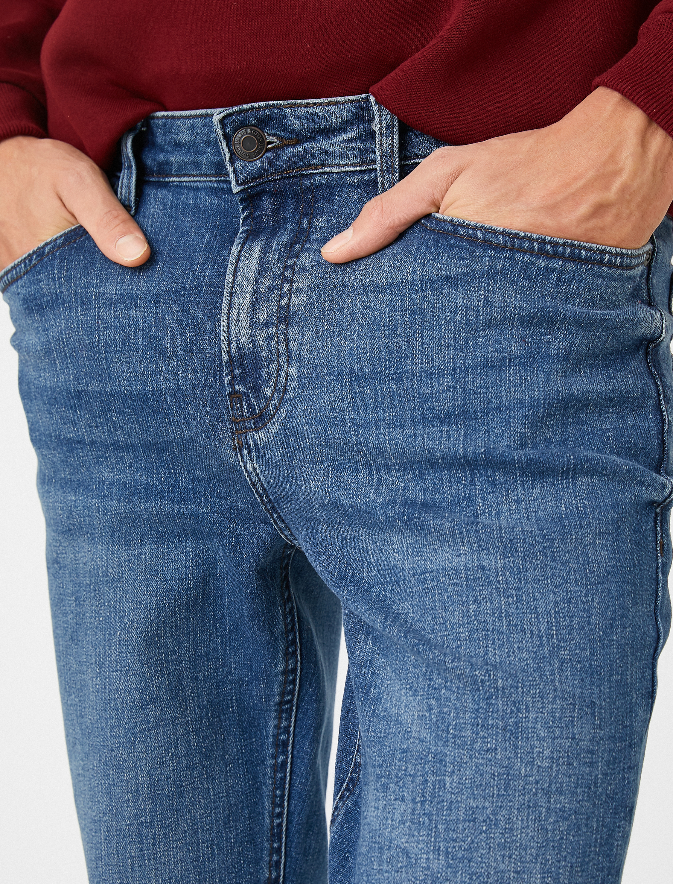   Slim Fit Kot Pantolon - Brad Jean