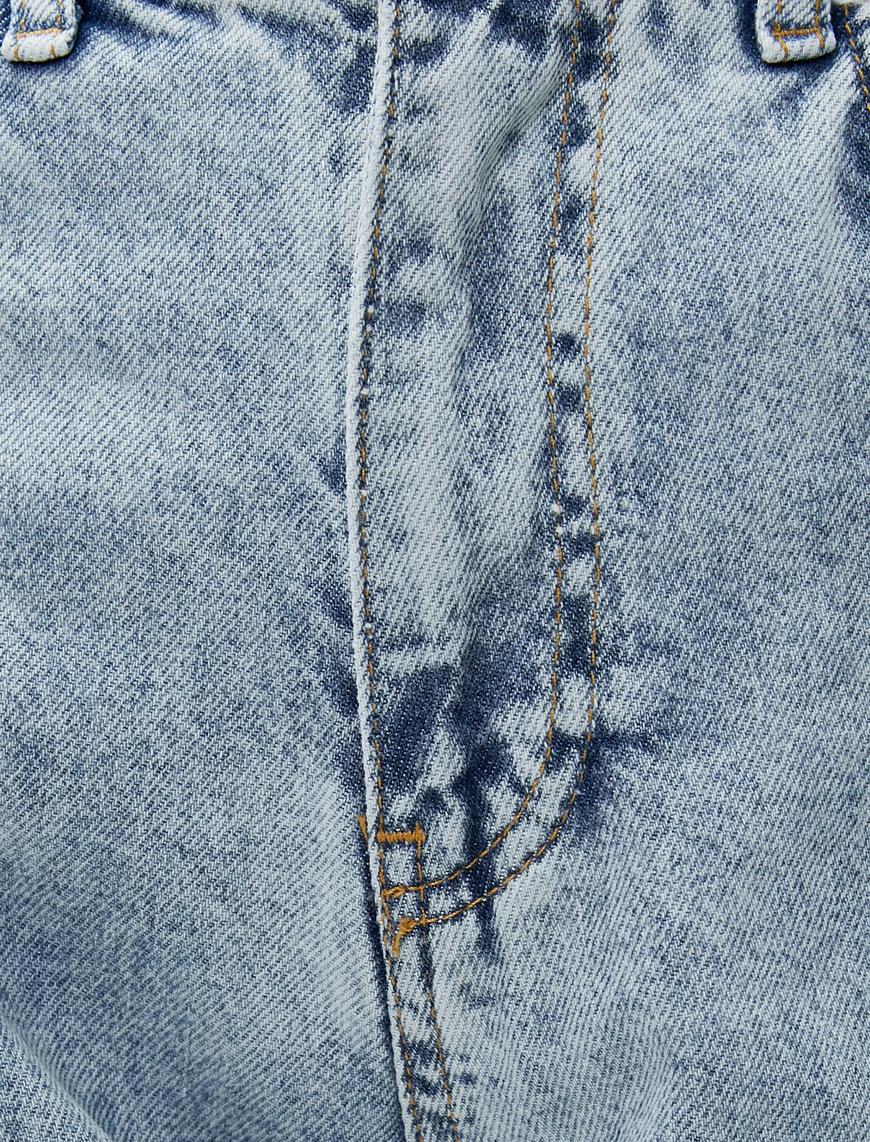   Düz Paça Straight Jean Kot Pantolon Yüksek Bel - Nora Jeans