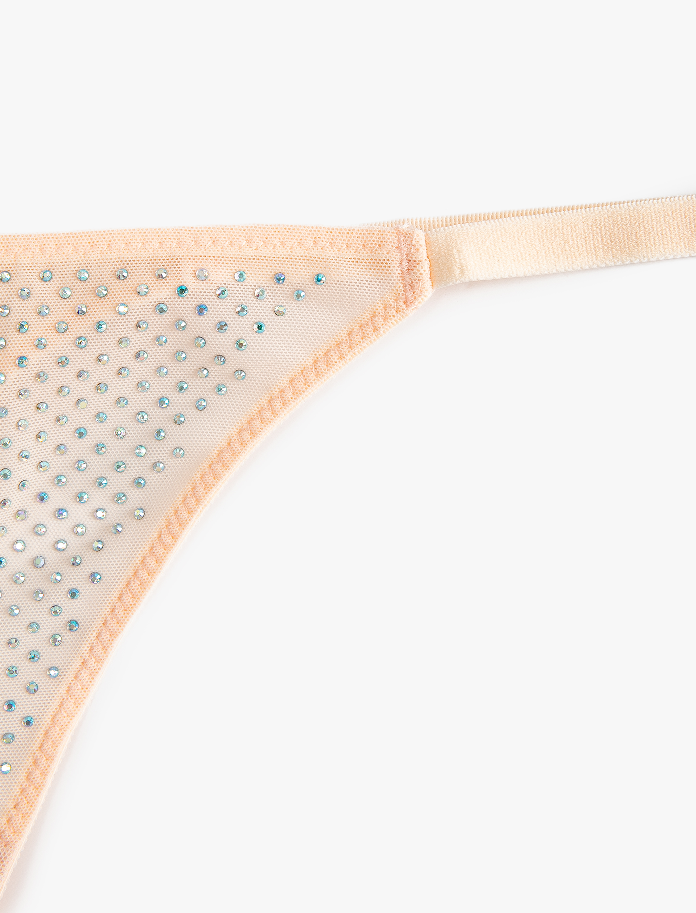 Bridal String Külot Parlak Taş Detaylı