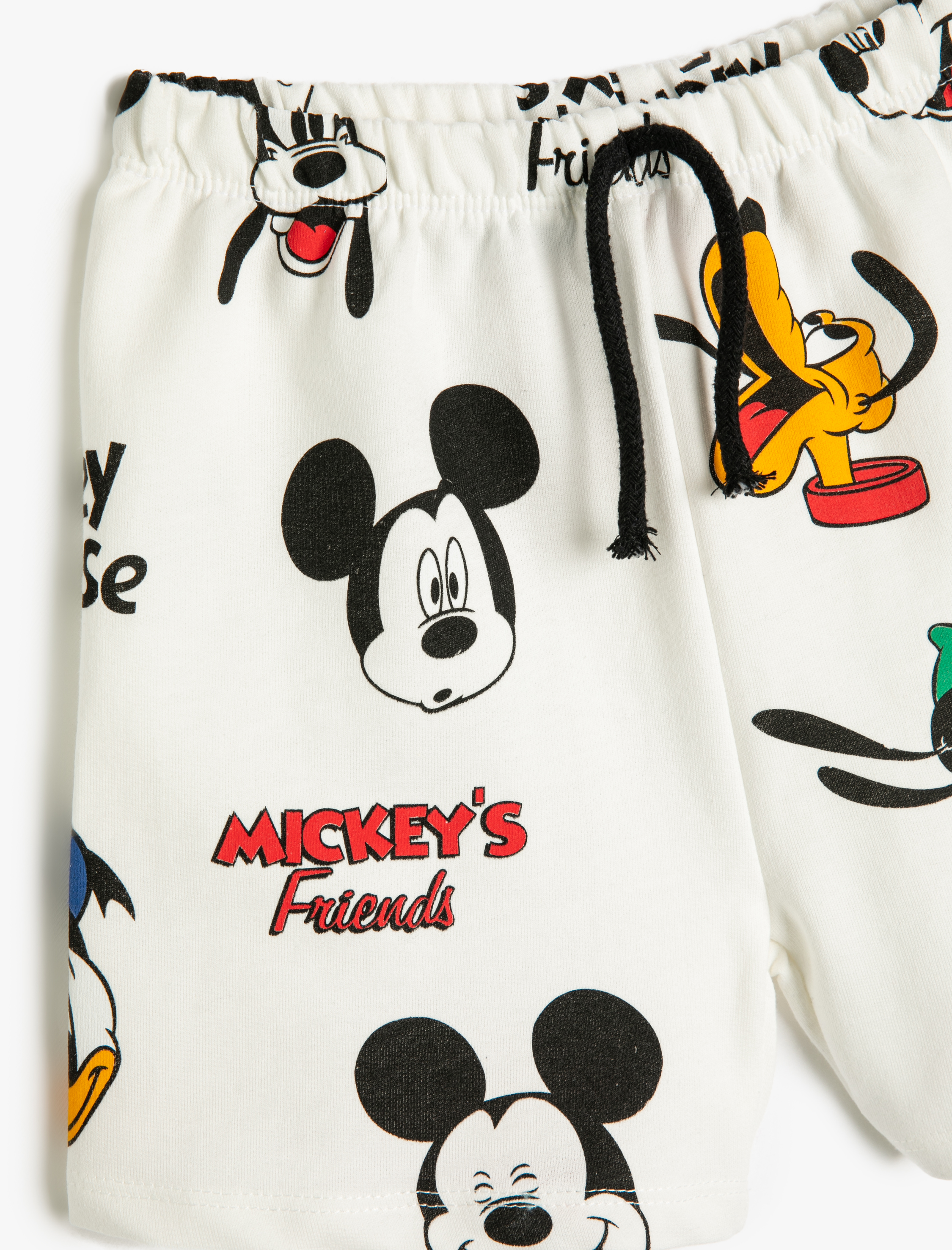  Erkek Bebek Mickey Mouse Şort Lisanslı Pamuklu