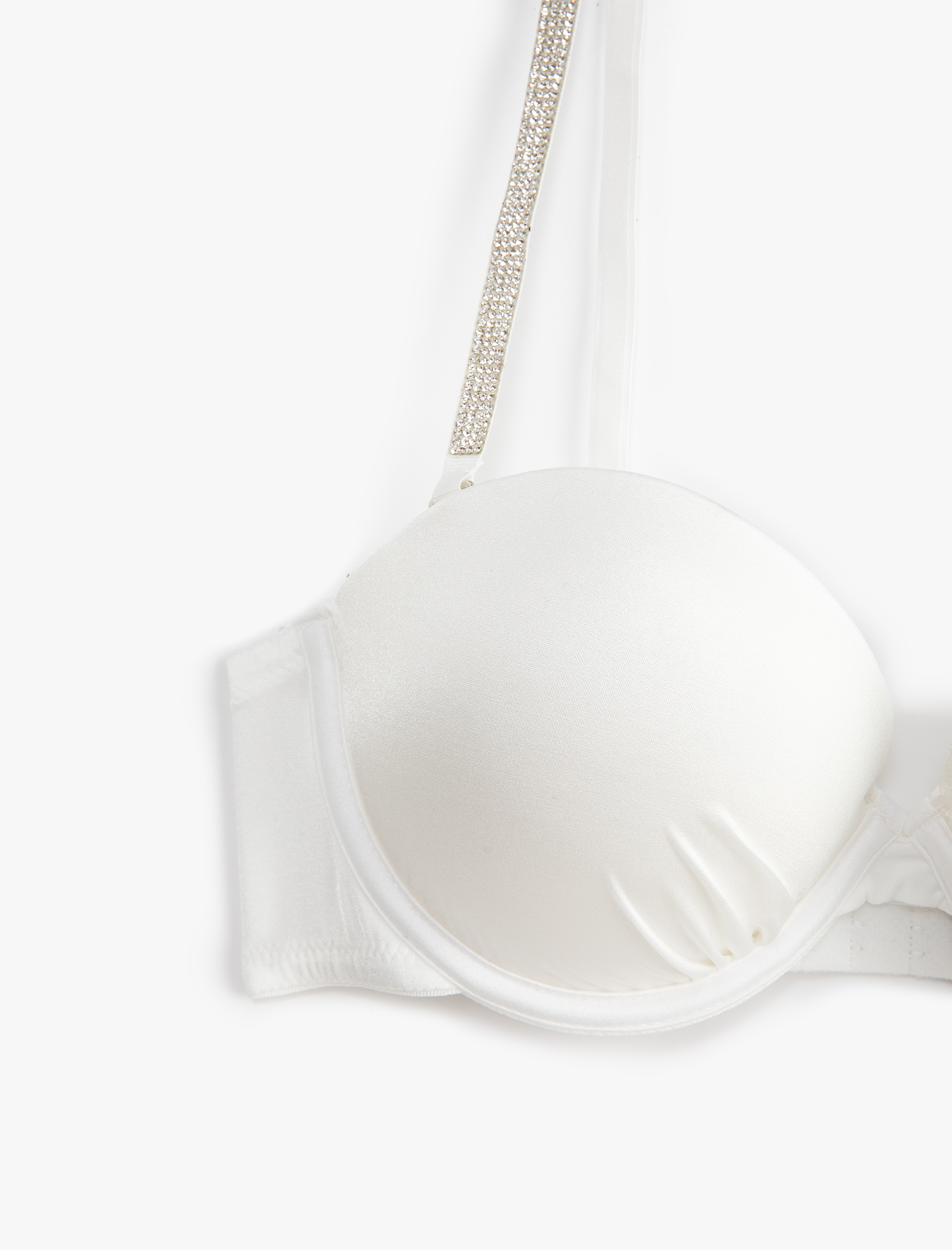   Bridal Sütyen Taşlı Push Up Dolgulu Balenli Kaplı