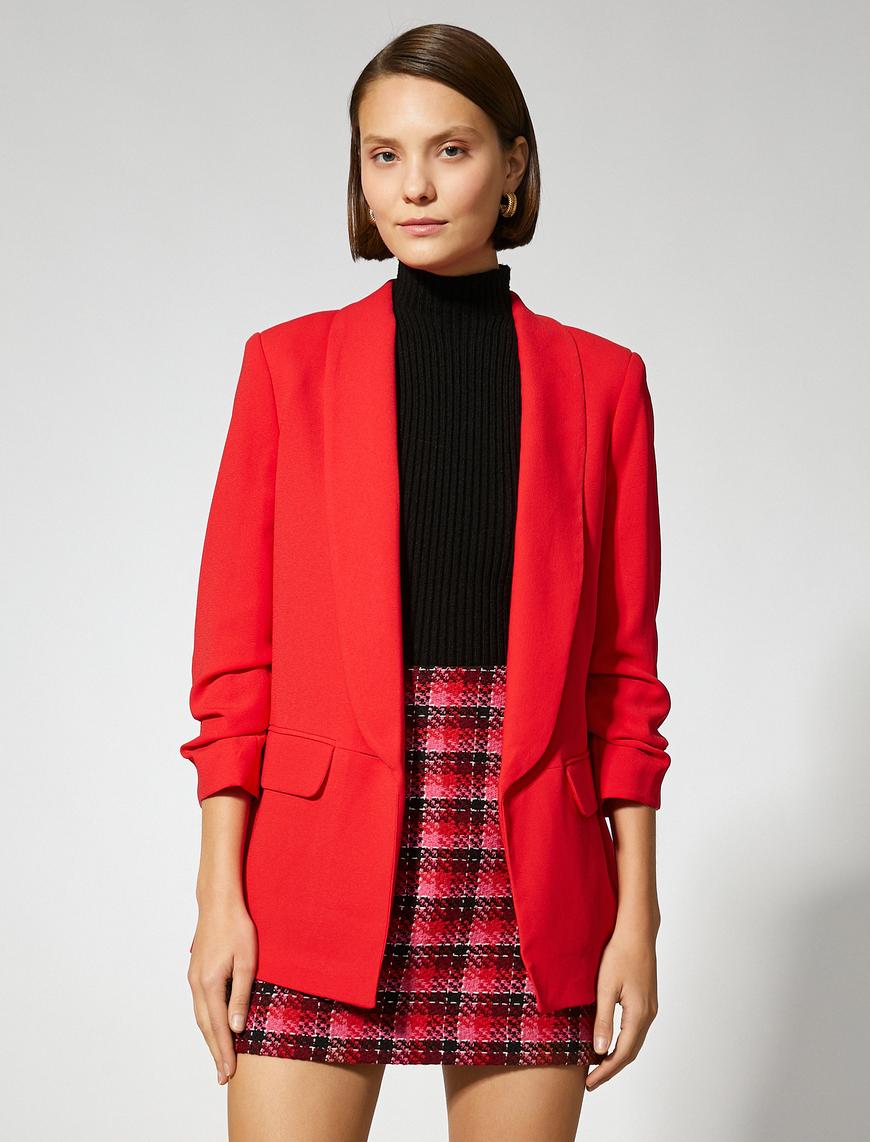   Blazer Ceket Cep Detaylı