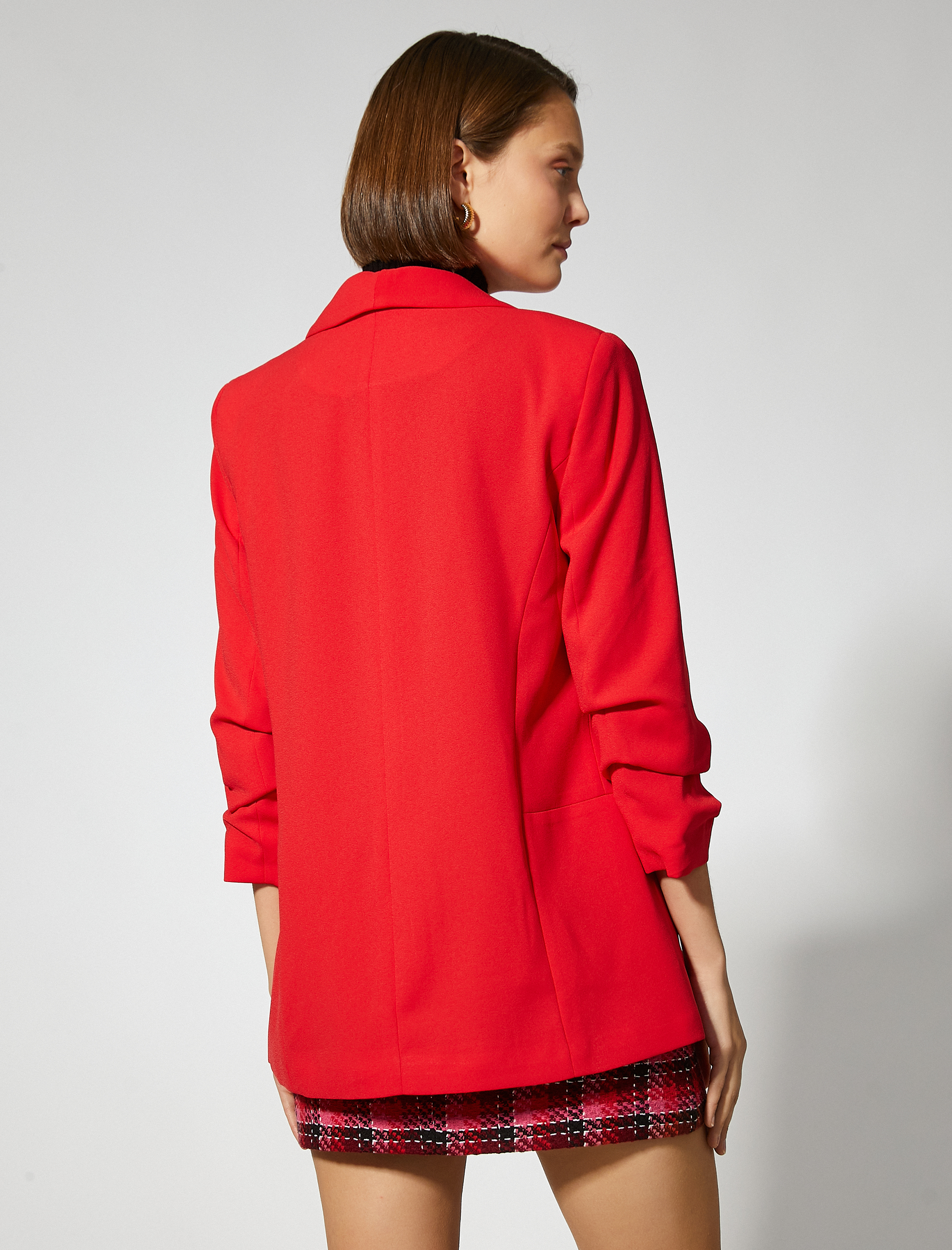 Blazer Ceket Cep Detaylı