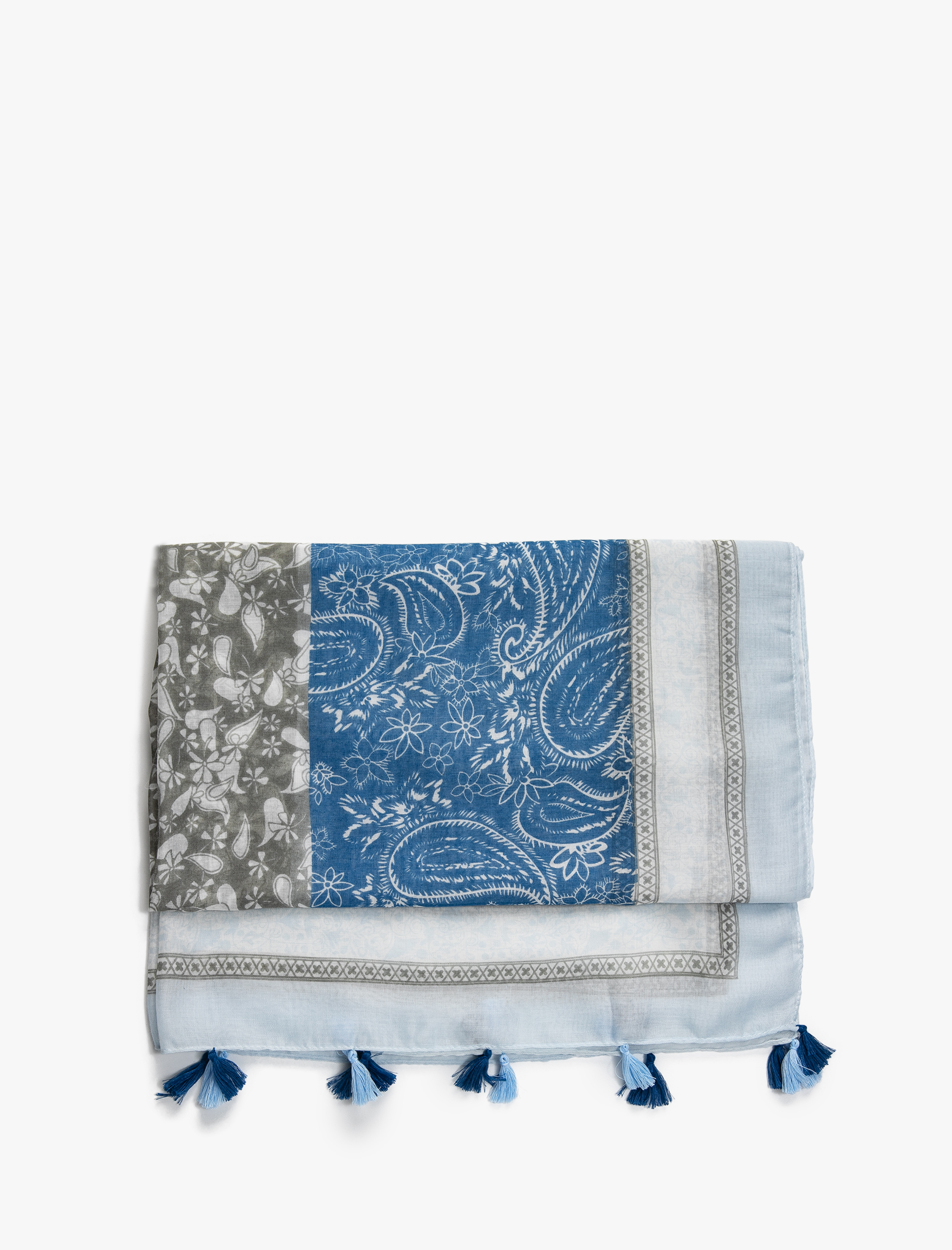  Kadın Şal Çok Renkli 95x195 cm