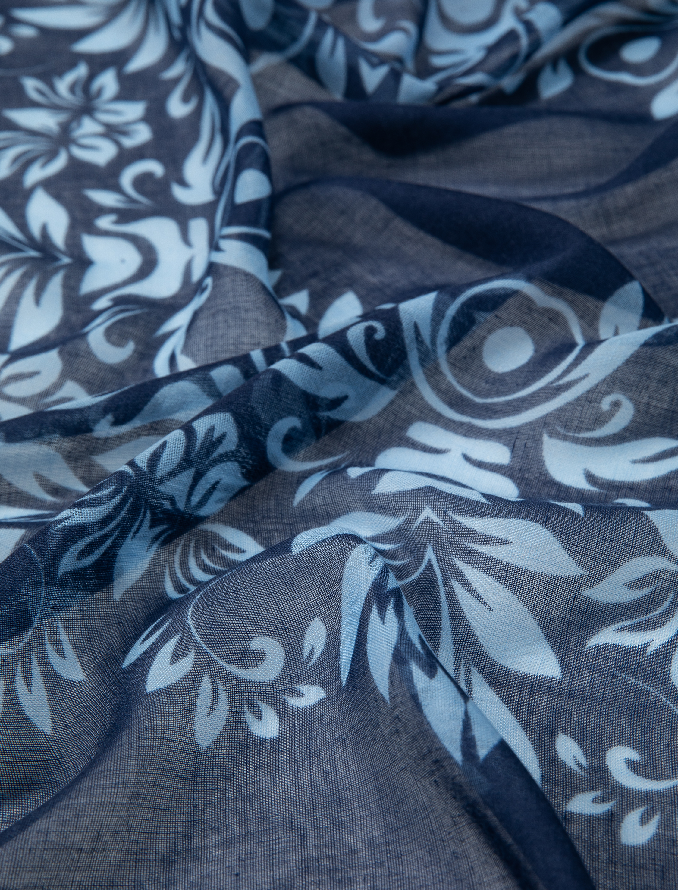  Kadın Çiçek Desenli Fular