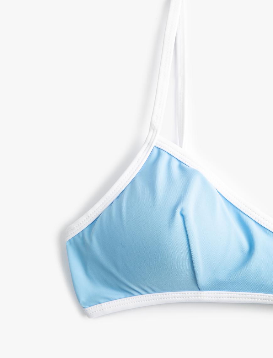   Bikini Üstü Biye Çapraz Bağlama Detaylı