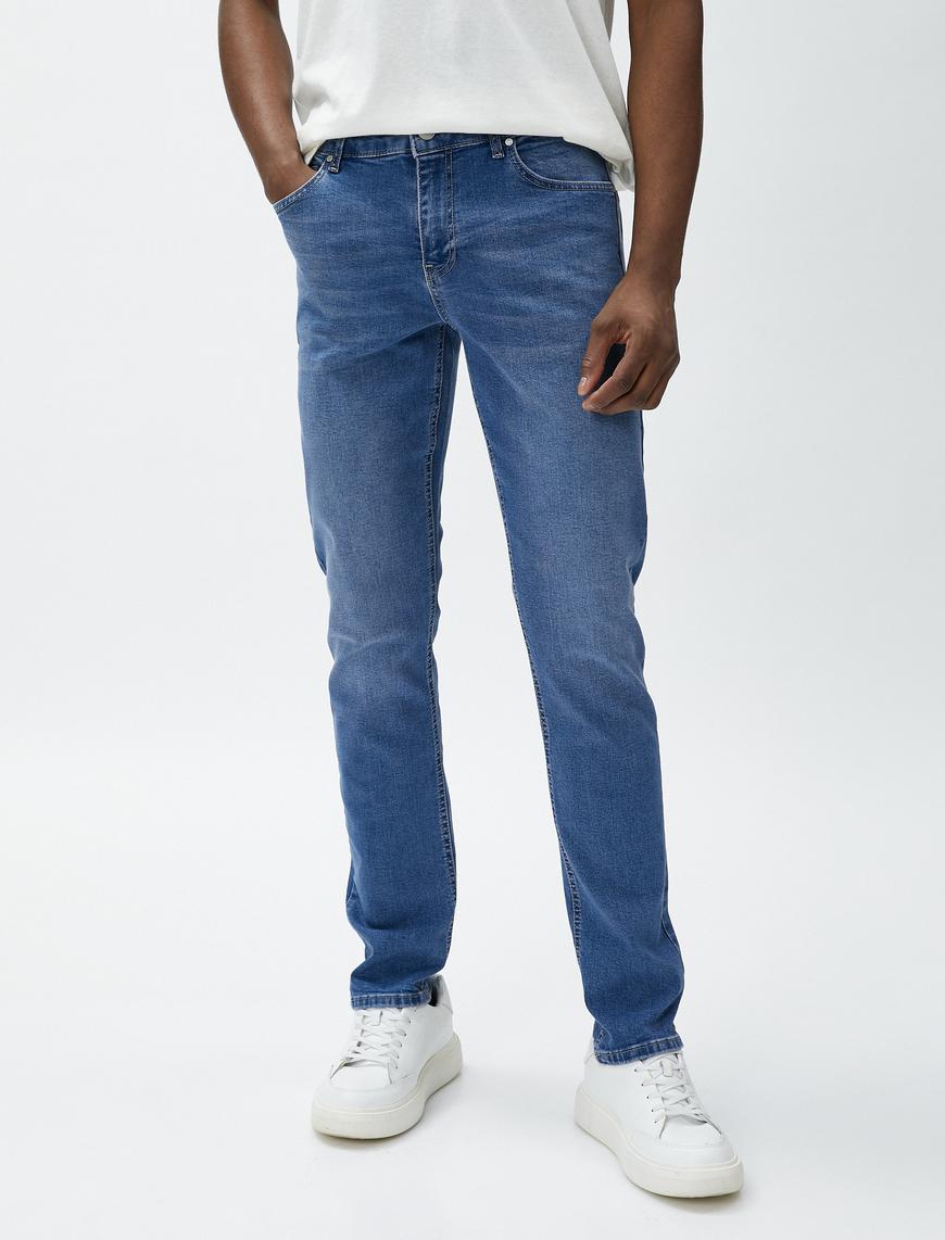   Slim Fit Kot Pantolon - Brad Jean