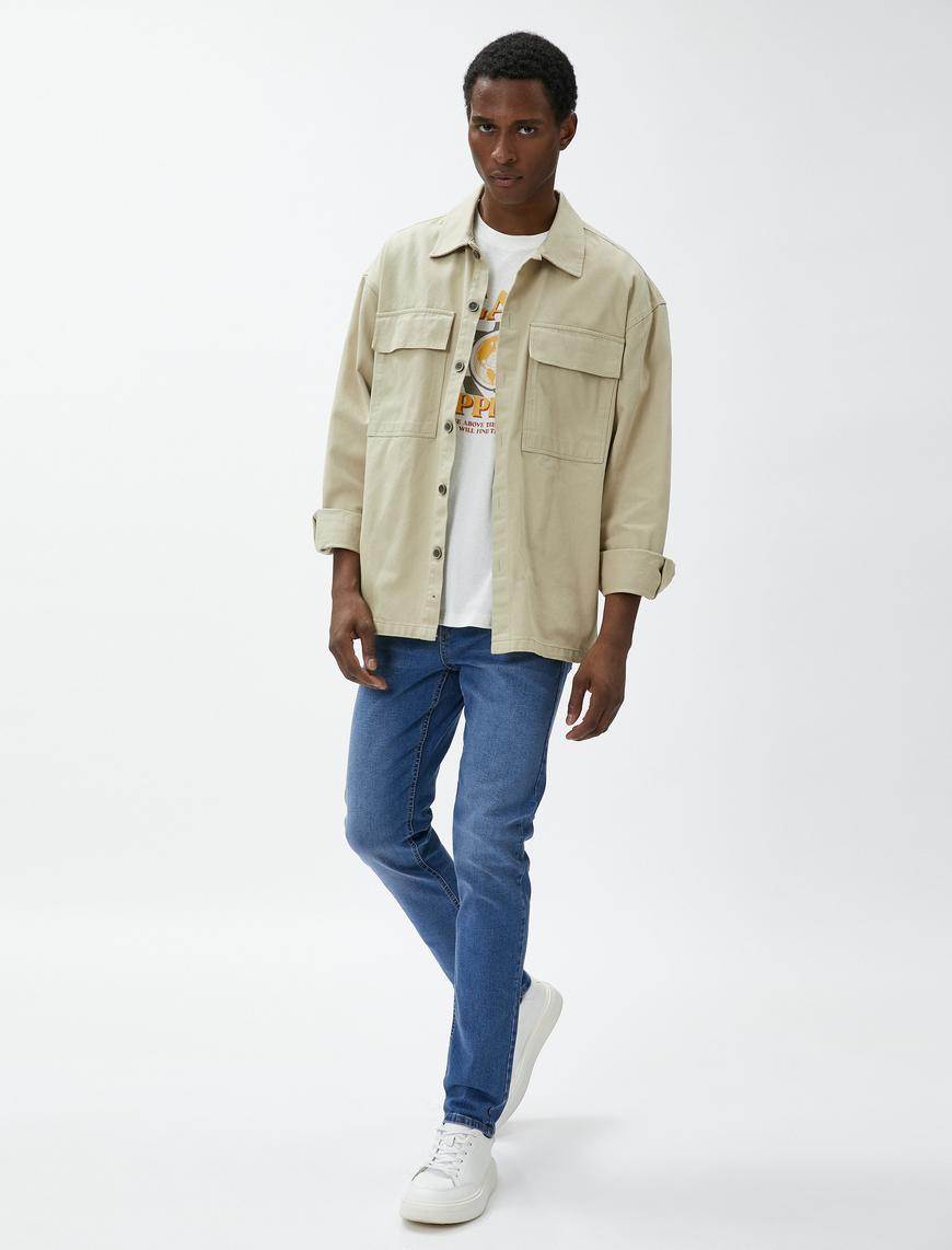   Slim Fit Kot Pantolon - Brad Jean