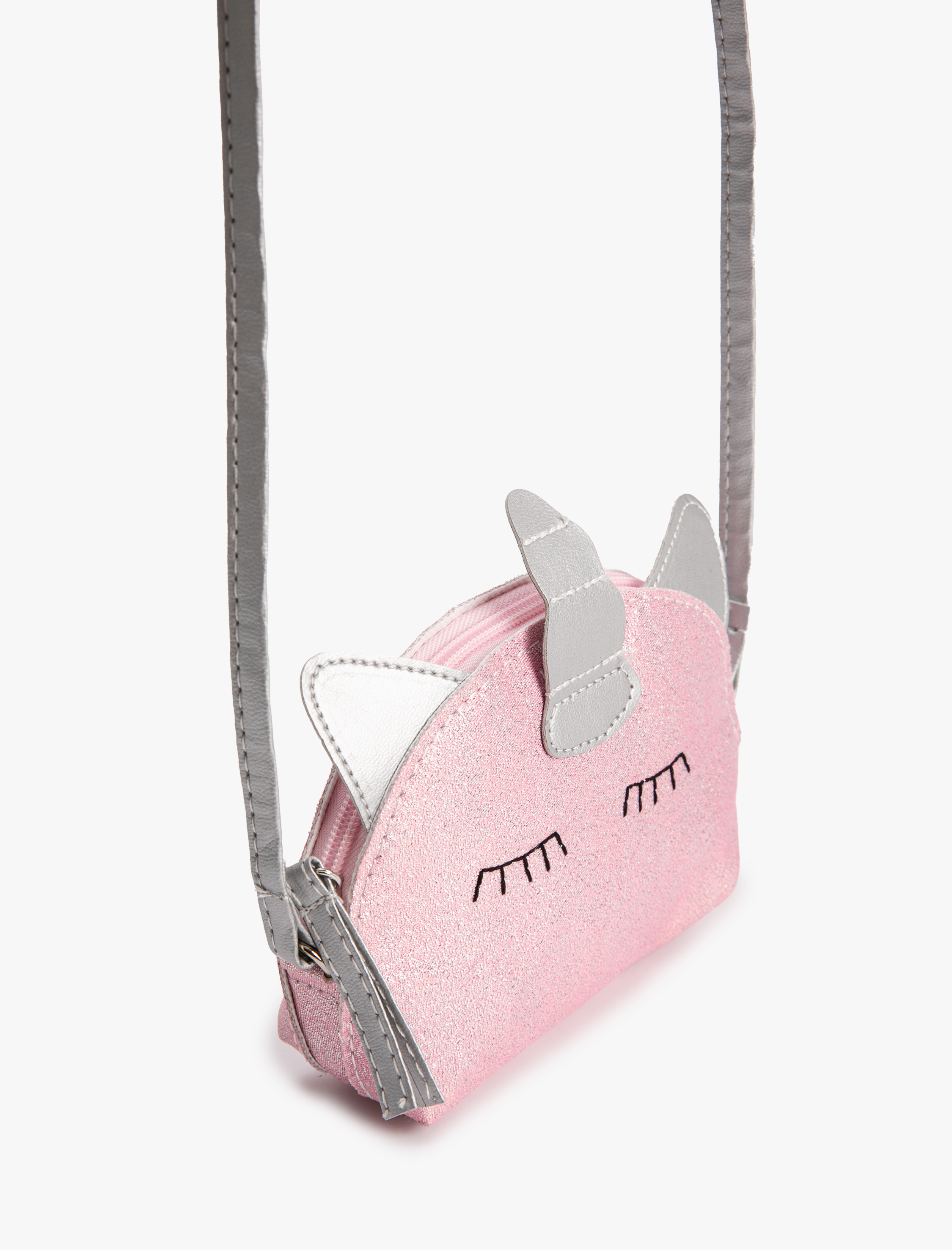  Kız Çocuk Unicorn Çanta Çapraz Askılı Simli