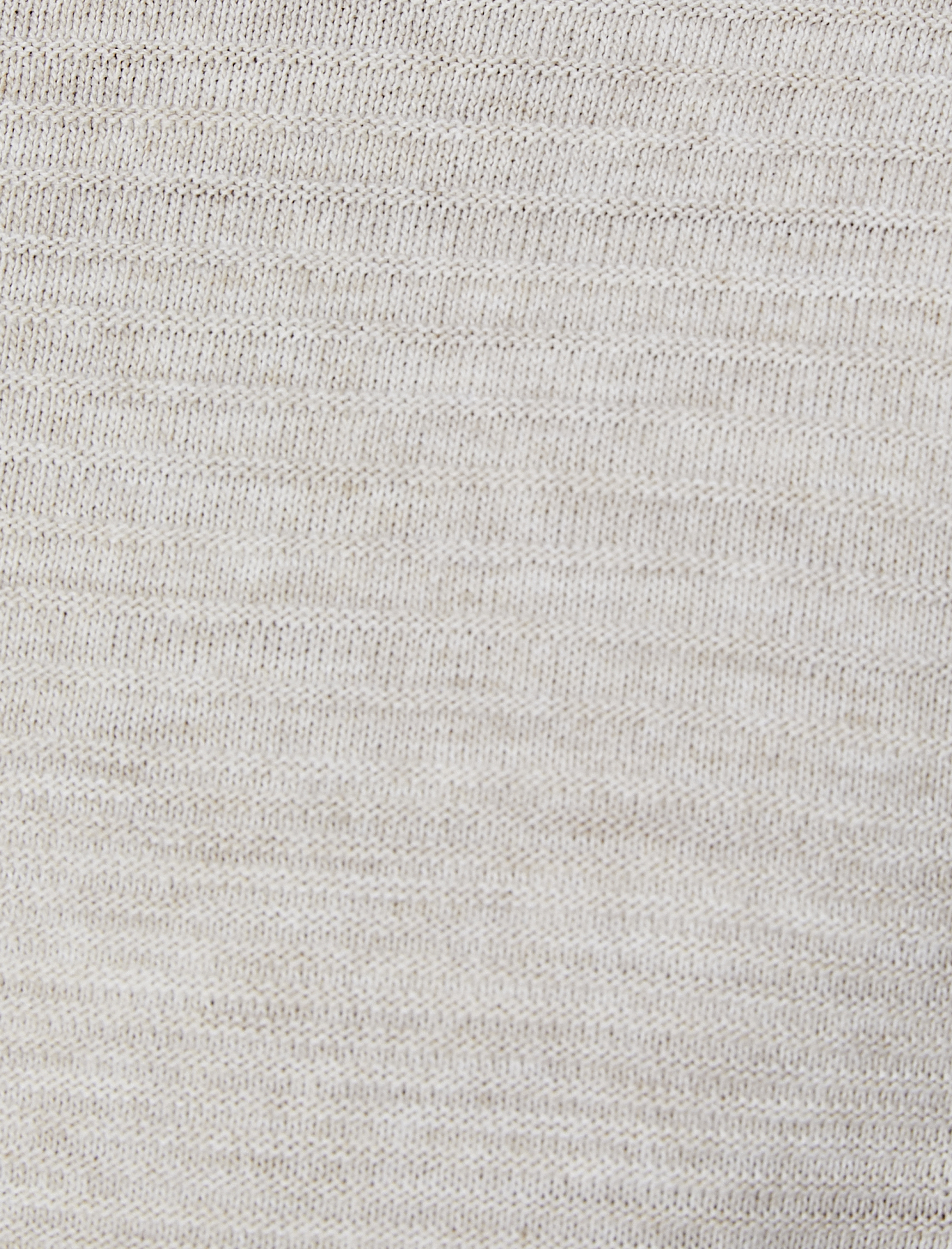   Basic Triko Kazak Dokulu Yuvarlak Yaka Dar Kesim