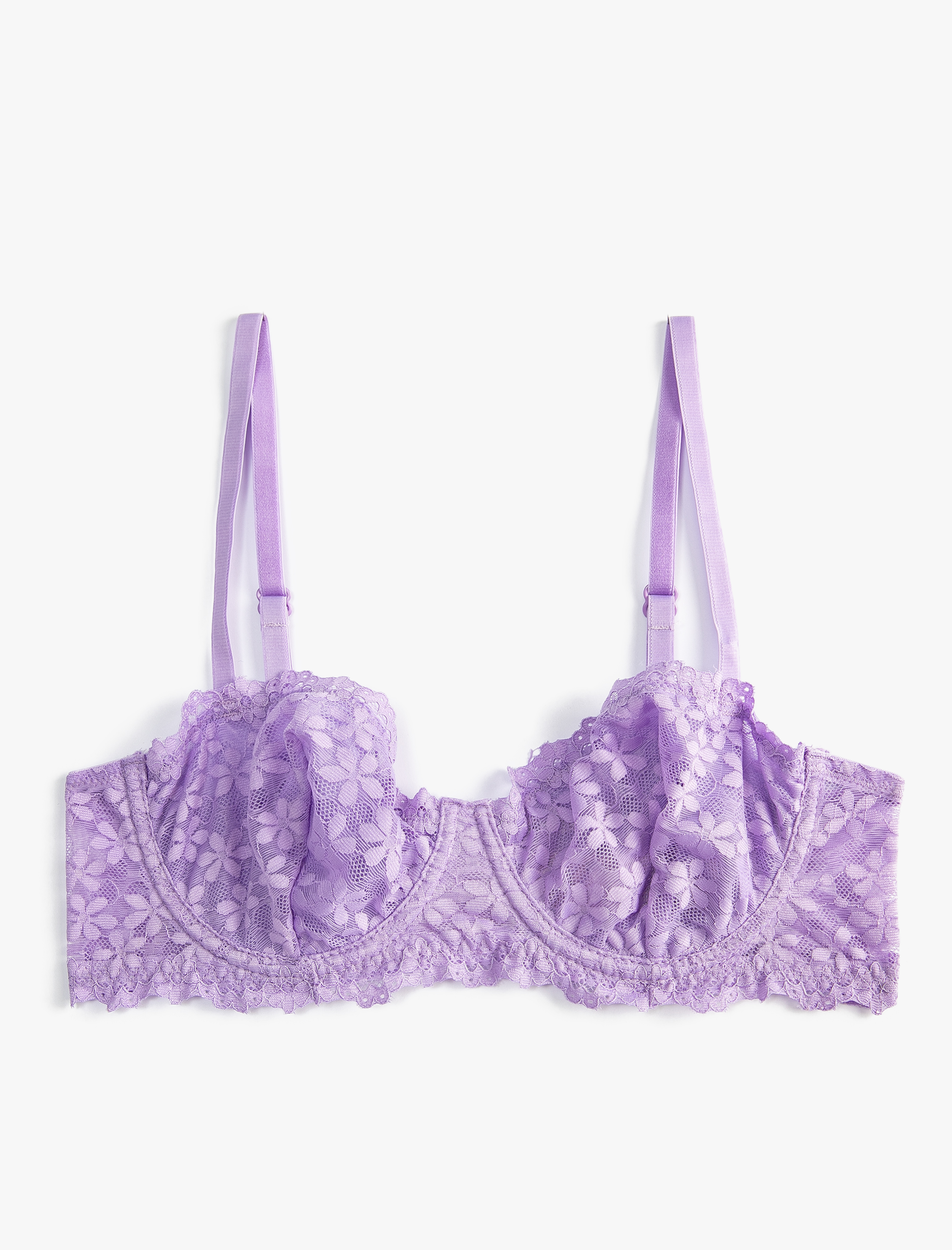   Dolgusuz Balenli Sütyen Dantelli Wire