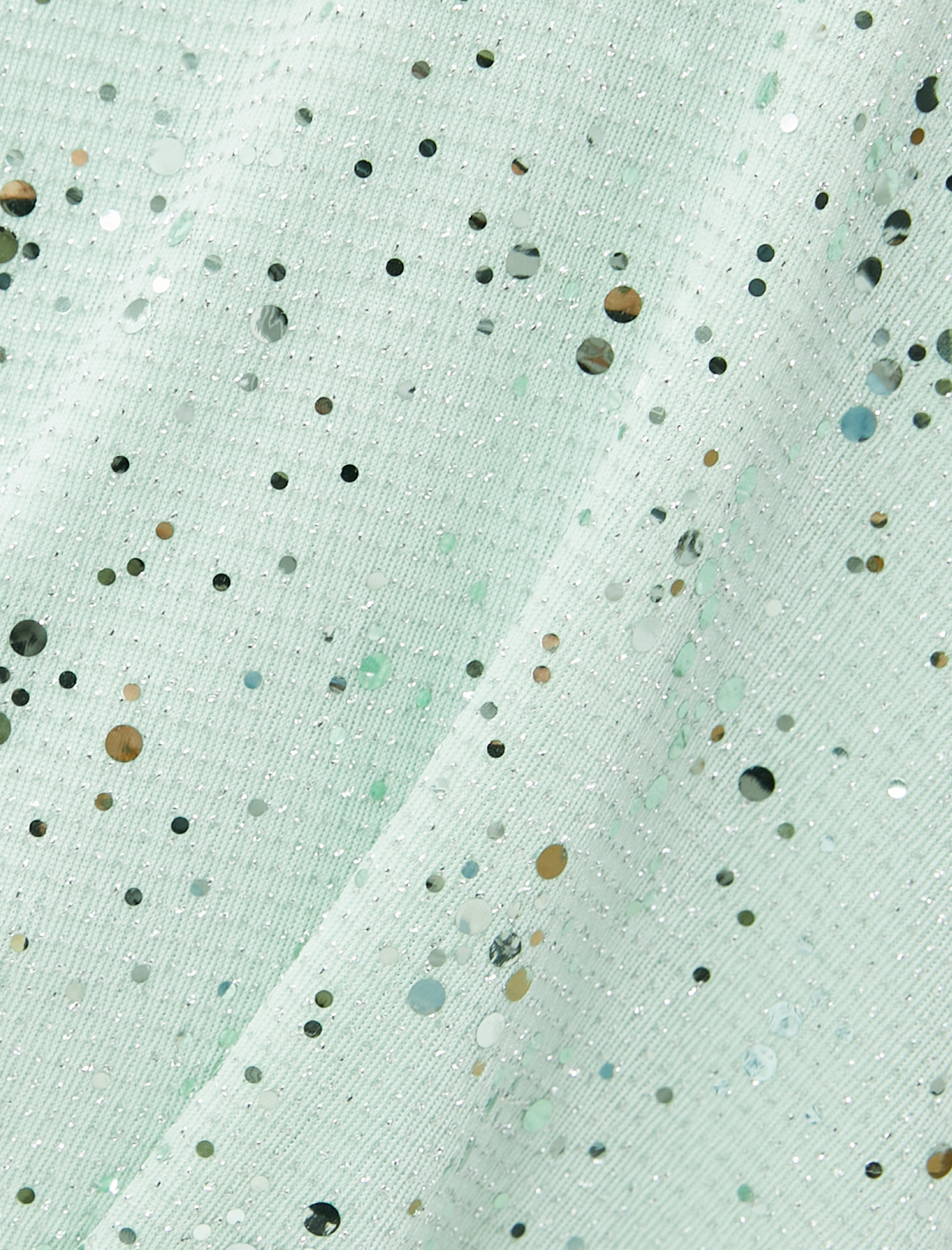 Abiye Payetli Elbise Yarasa Kol V Yaka