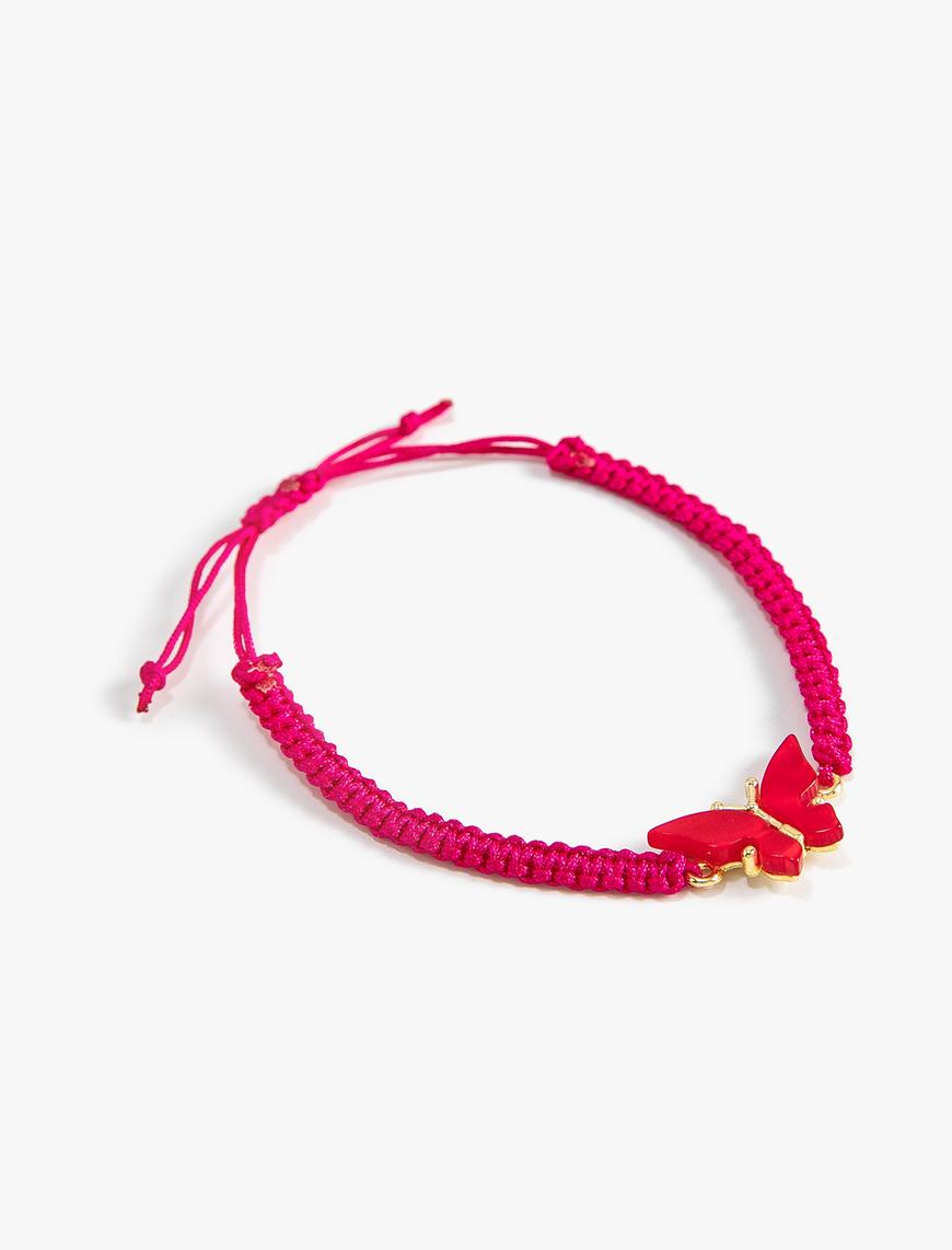  Kadın Bileklik Kelebek Charm Detaylı