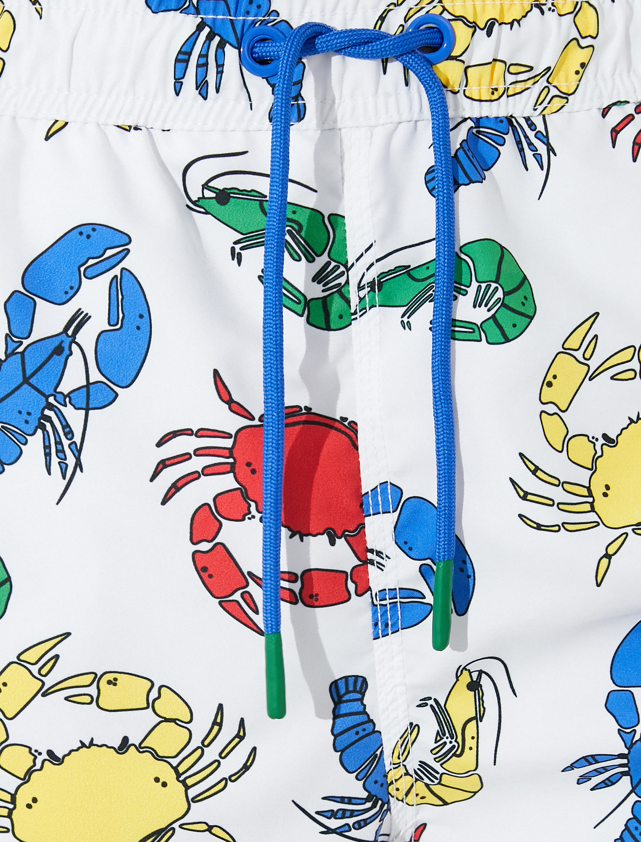   Deniz Şortu Animal Baskılı Beli Bağcıklı Cepli