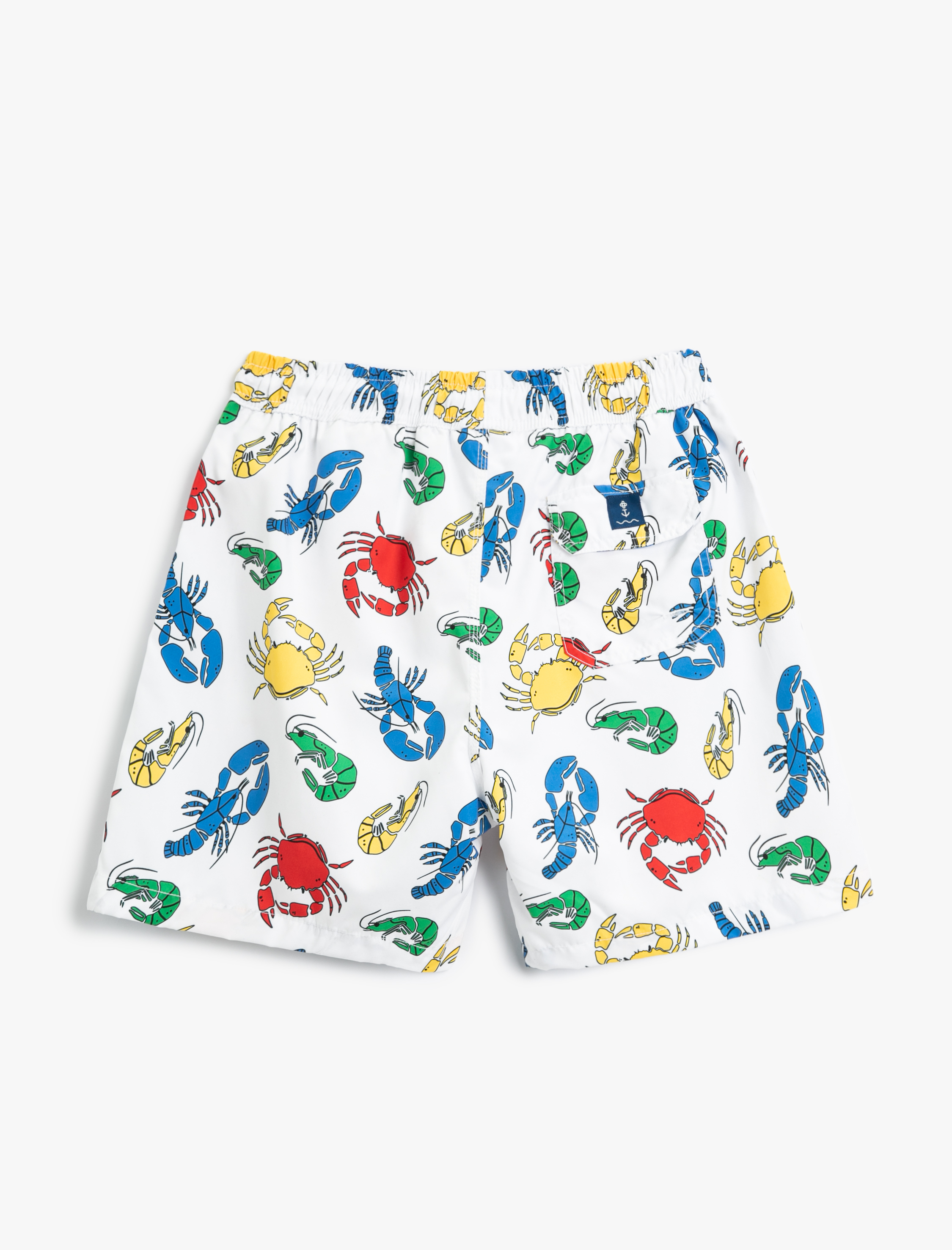   Deniz Şortu Animal Baskılı Beli Bağcıklı Cepli