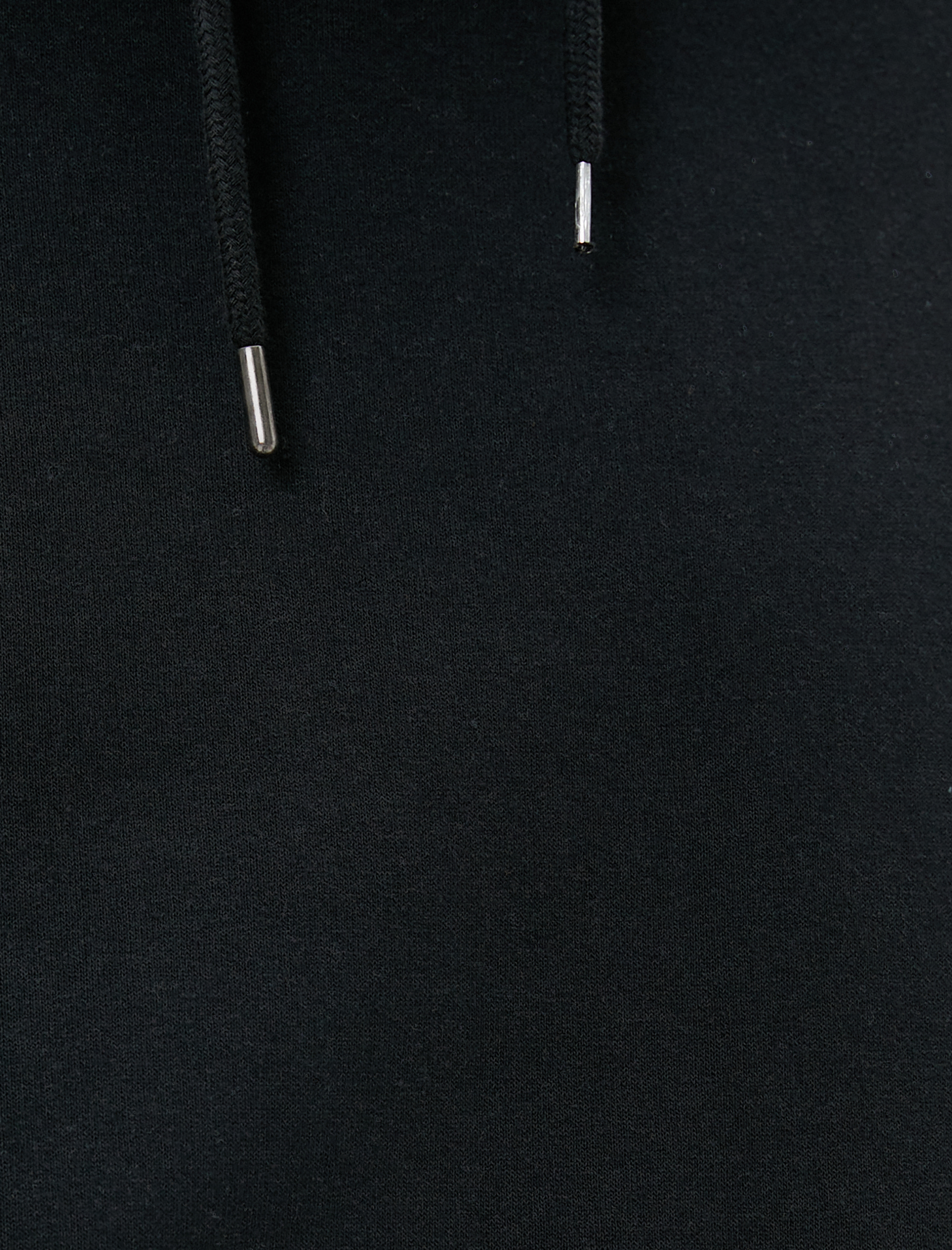   Oversize Sweatshirt Şal Yaka Kanguru Cepli Bağcıklı Şardonlu