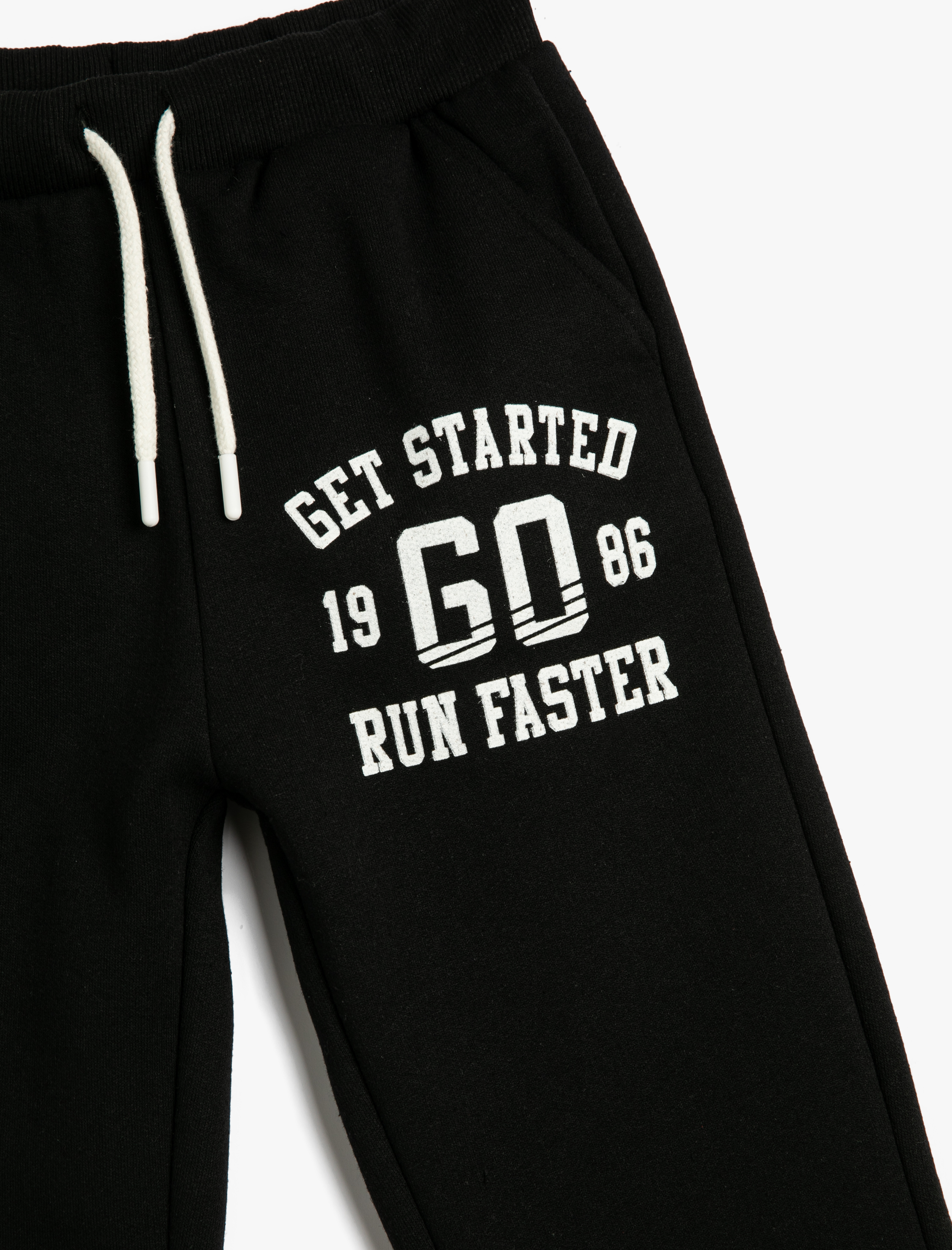  Erkek Çocuk Jogger Eşofman Altı Beli Bağlamalı Cepli Pamuk Karışımlı