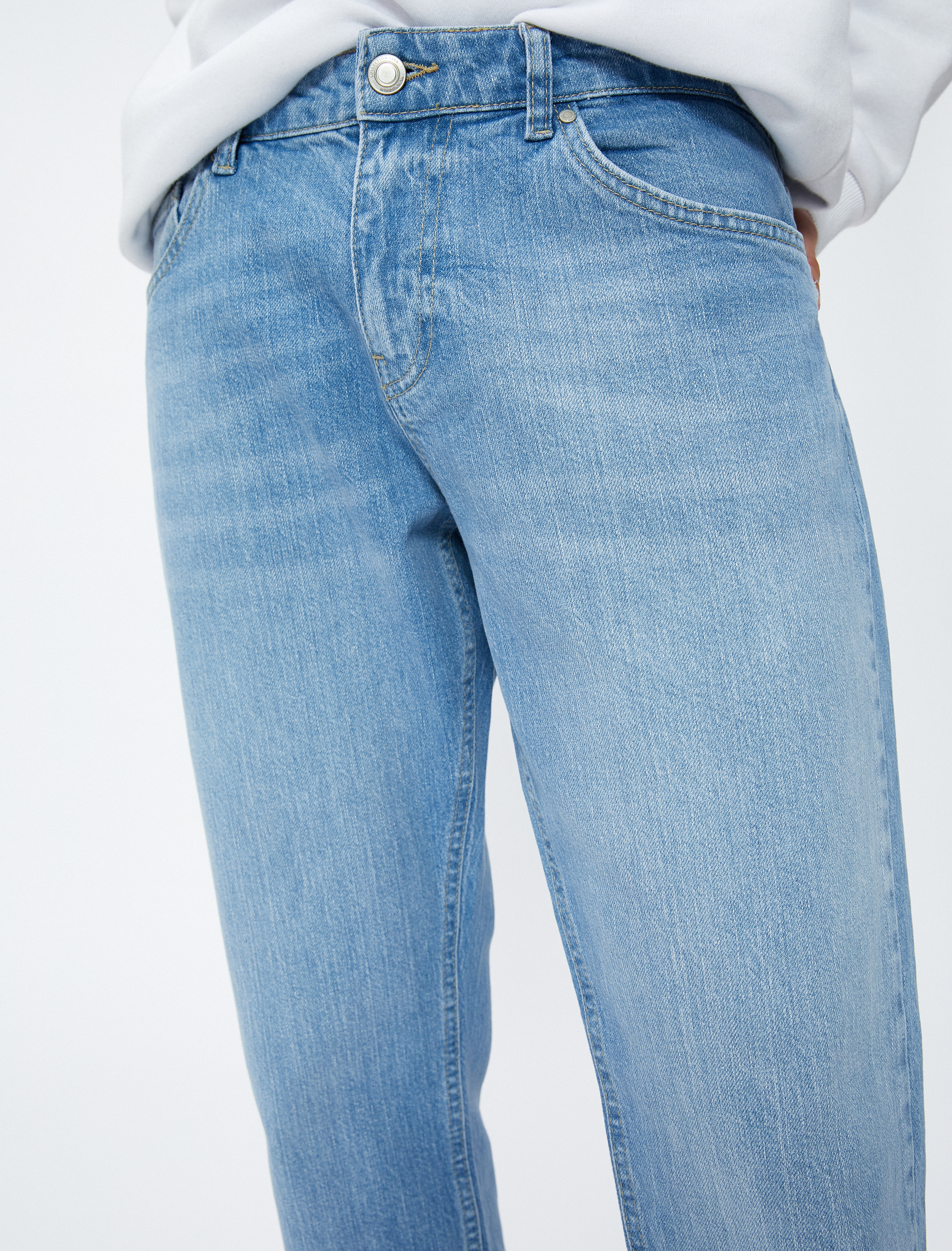   Straight Fit Kot Pantolon - Mark Jean