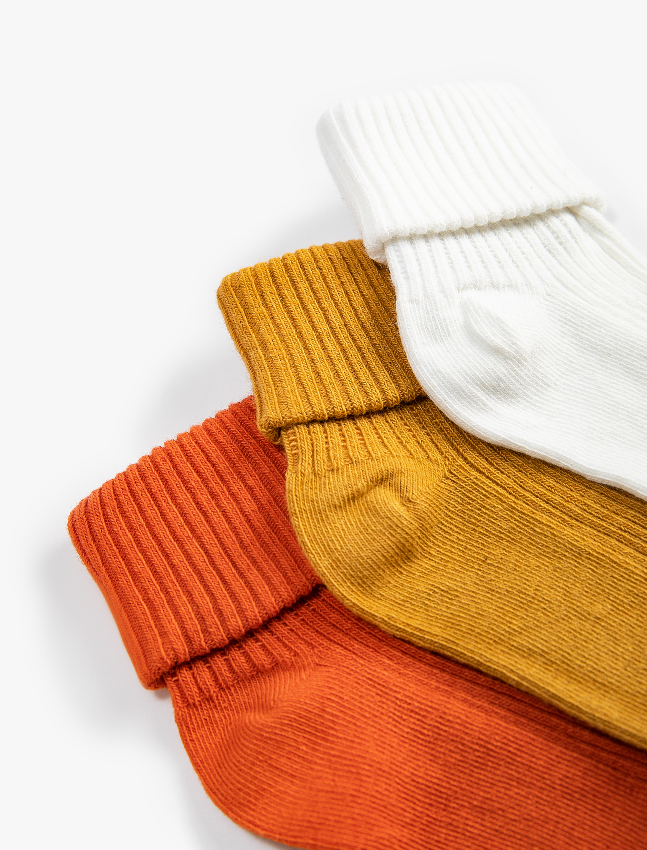 Kız Bebek 3’lü Basic Çorap Seti Pamuk Karışımlı