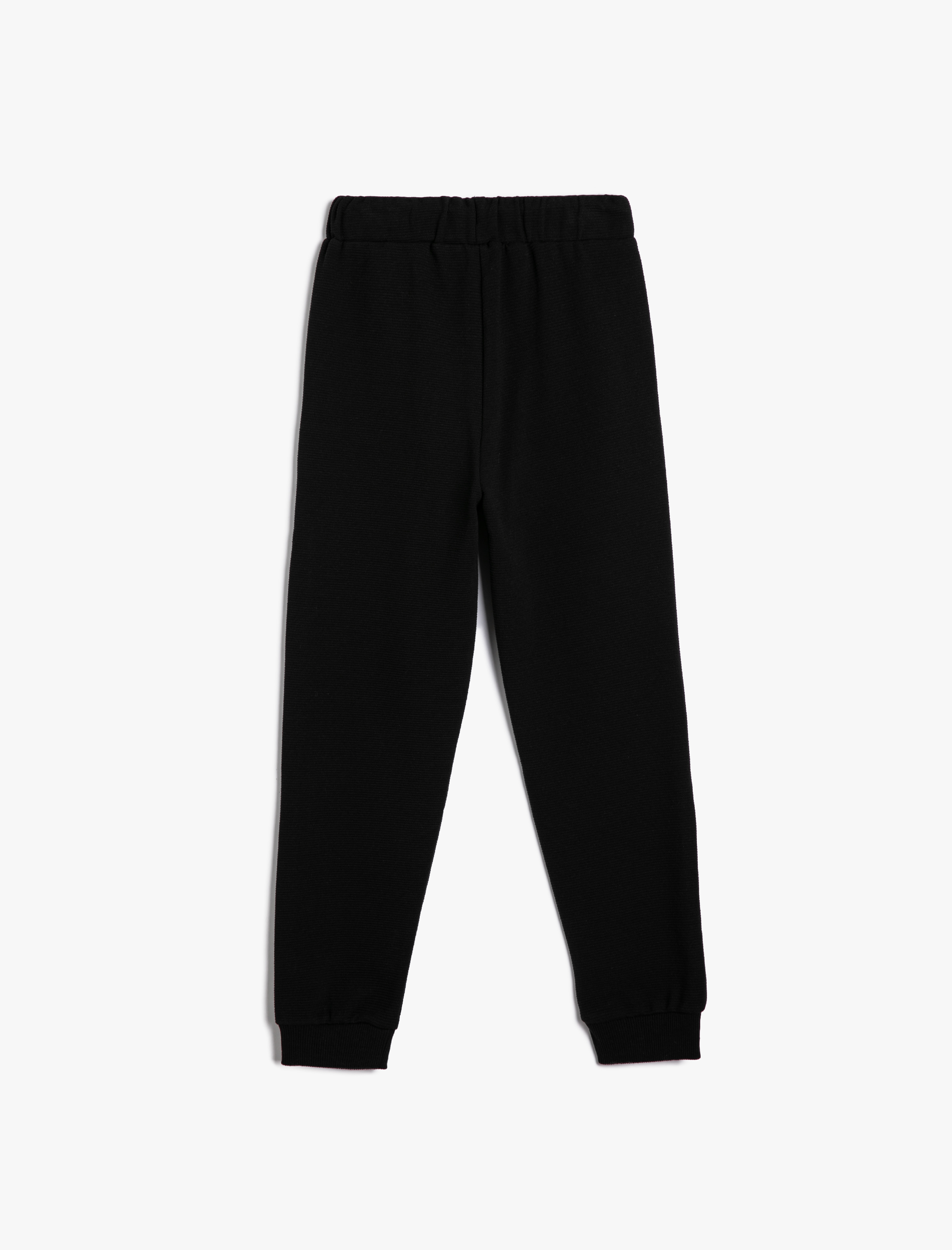  Erkek Çocuk Basic Jogger Eşofman Altı Cepli Beli Bağlamalı Dokulu