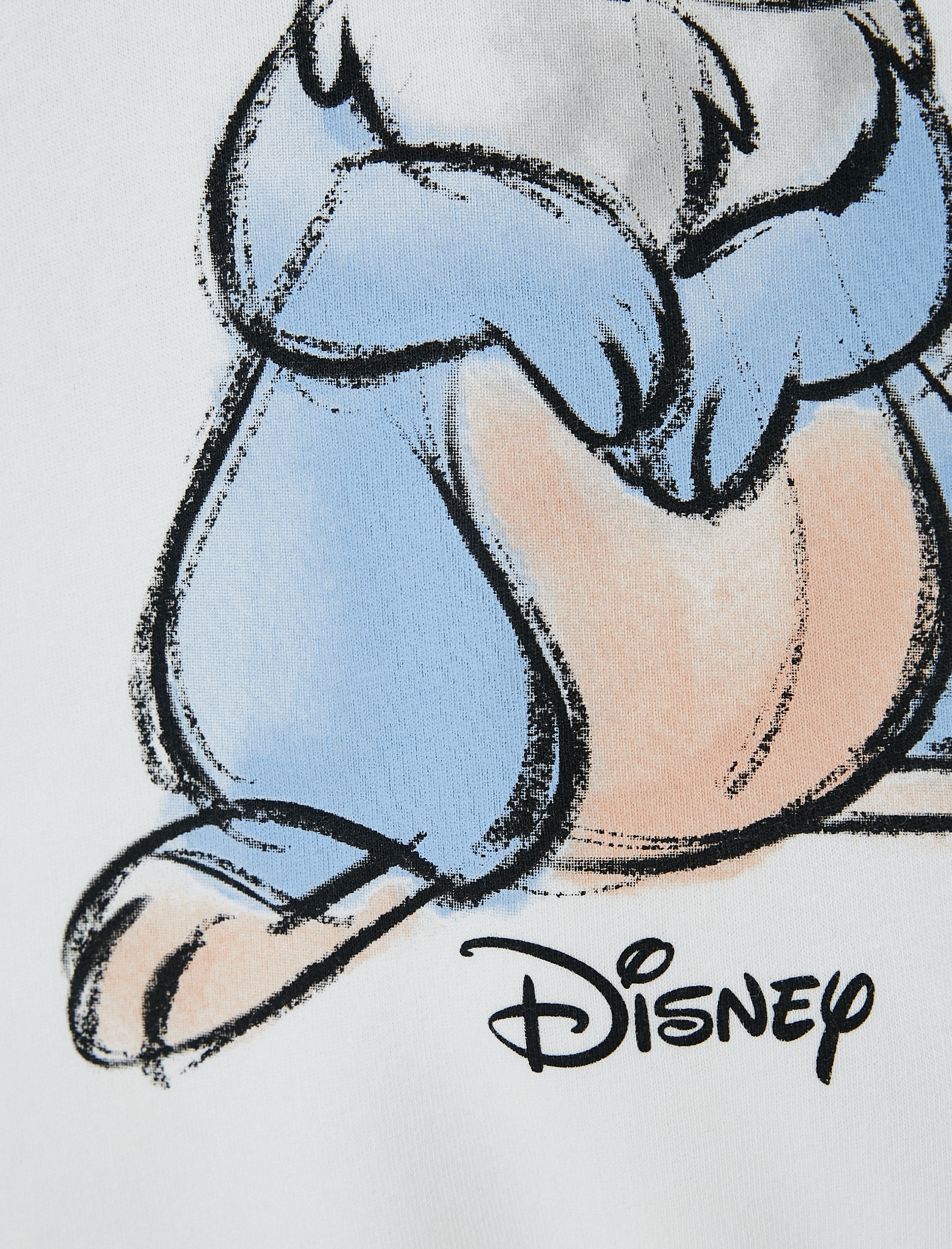   Şardonlu Kapşonlu Bambi Sweatshirt Baskılı Lisanslı Uzun Kollu