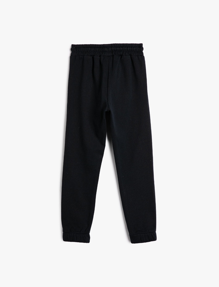 Erkek Çocuk Basic Jogger Eşofman Altı Beli Bağlamalı Şardonlu