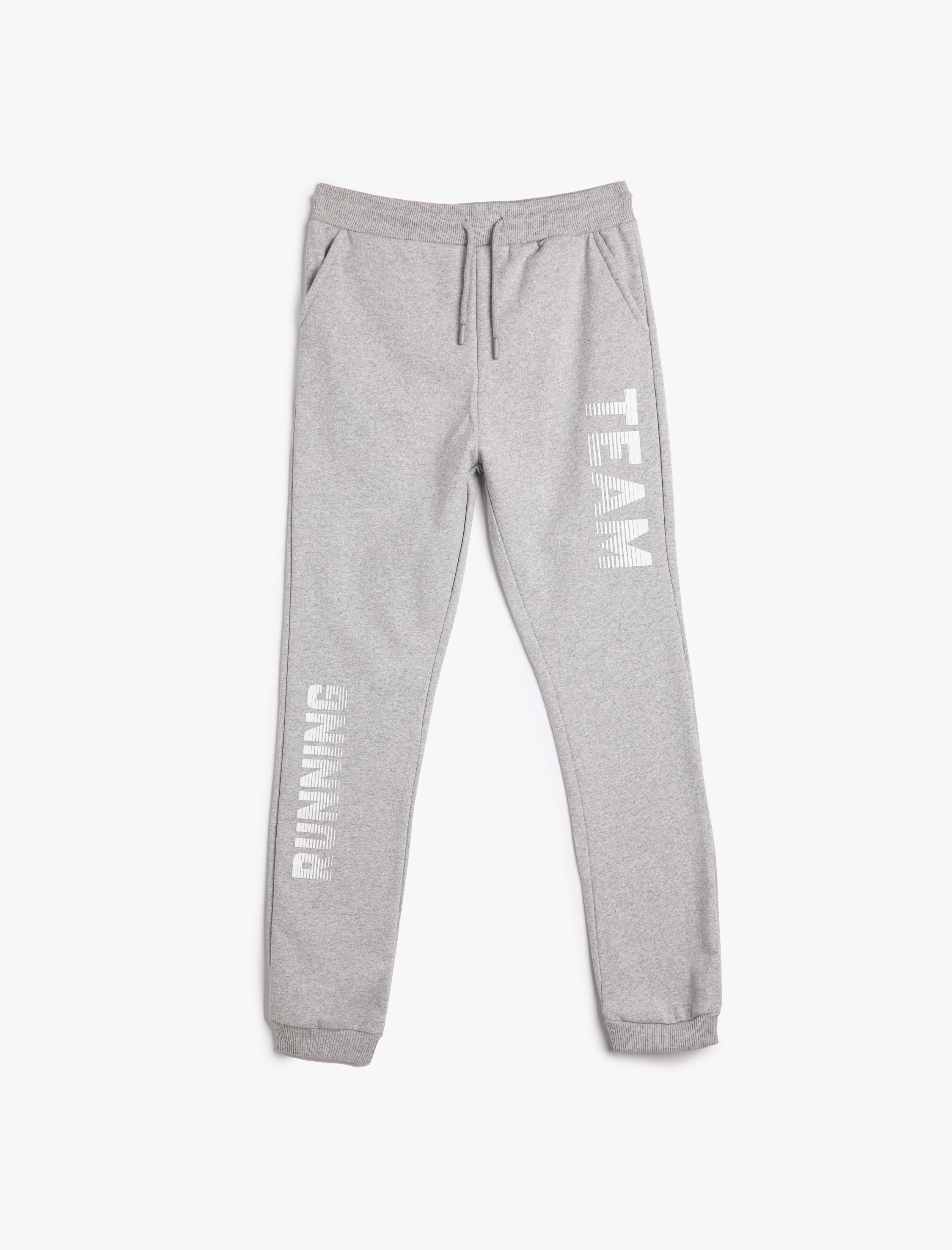  Erkek Çocuk Jogger Eşofman Altı Cepli Beli Bağlamalı Baskı Detaylı