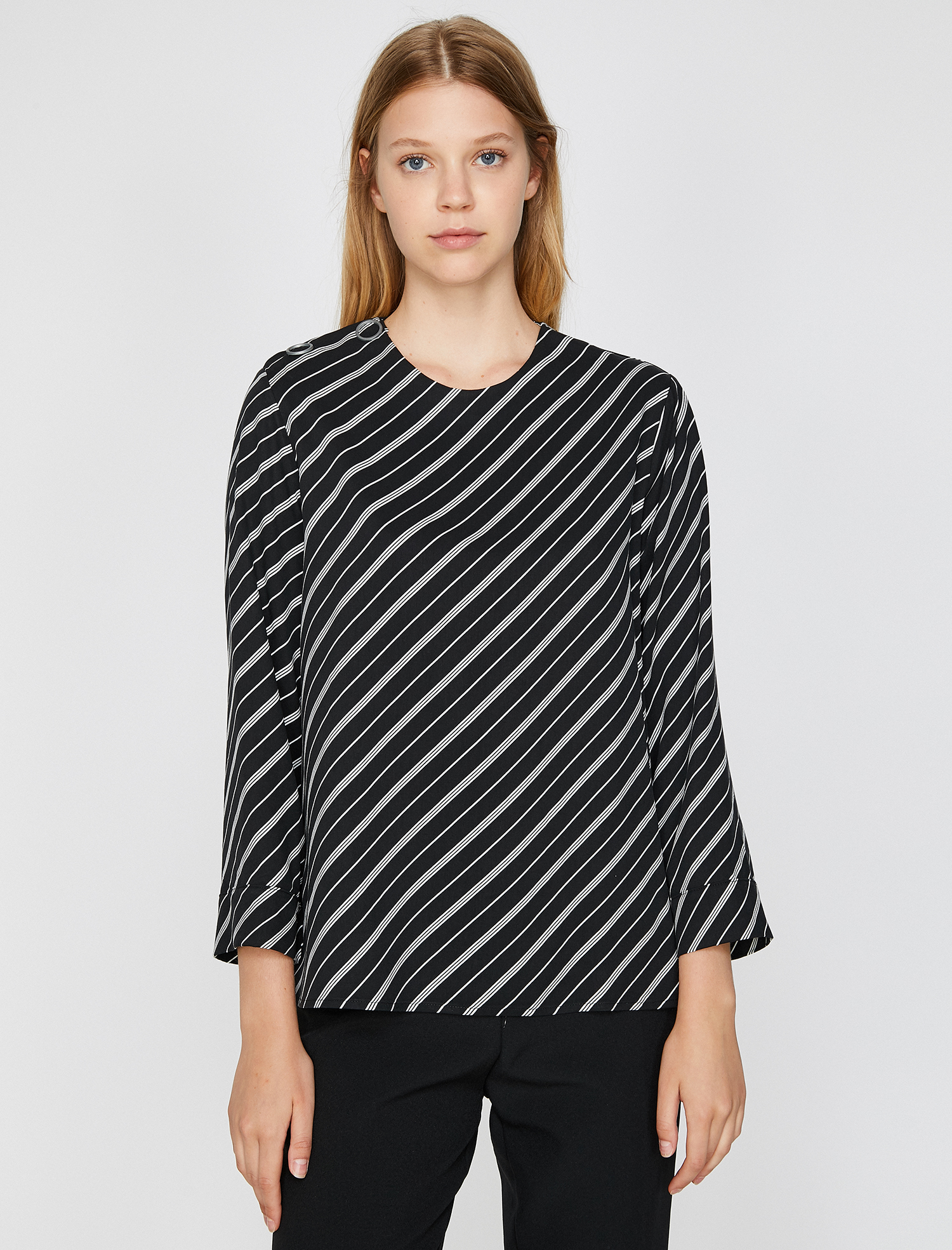   Çizgili Bluz
