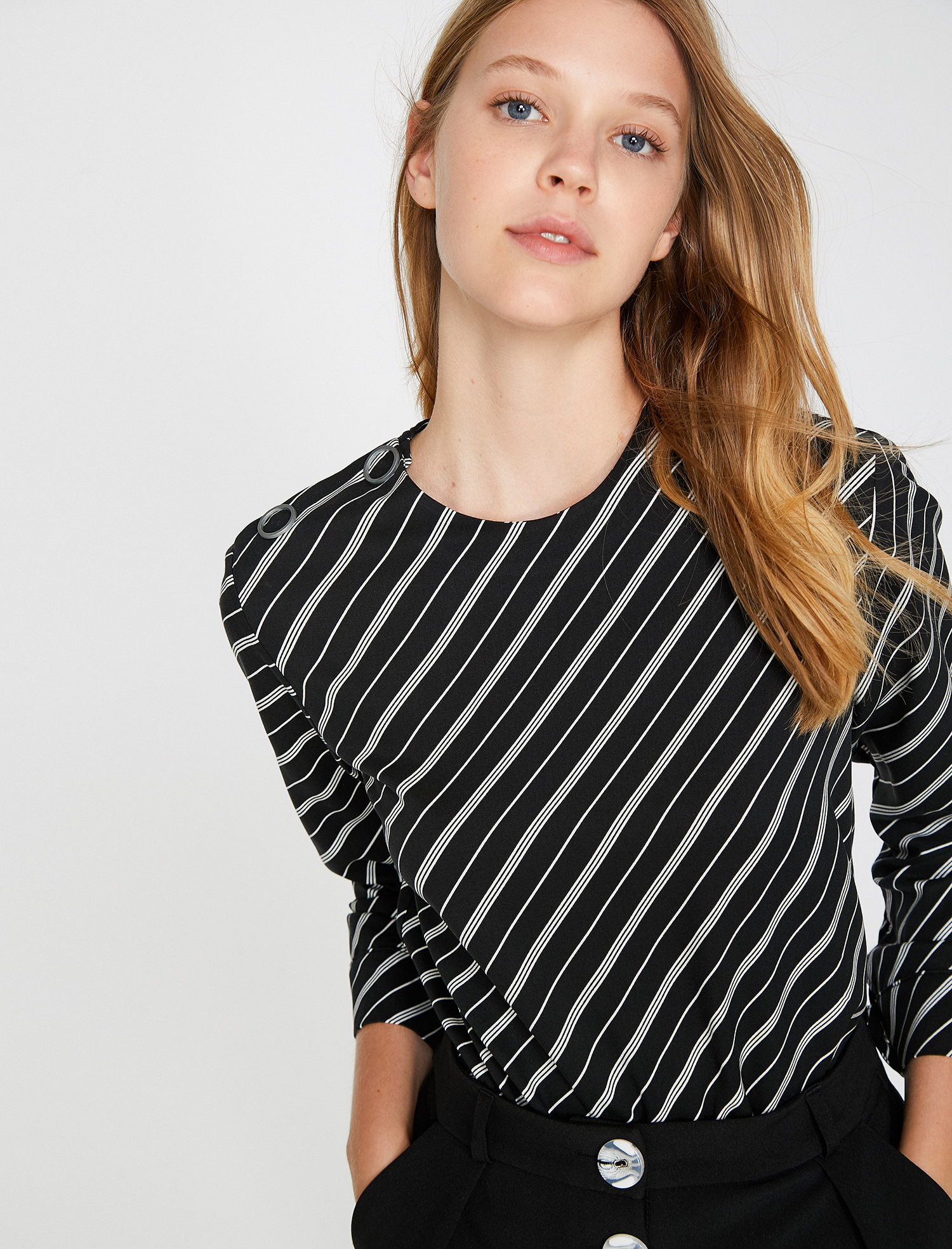   Çizgili Bluz