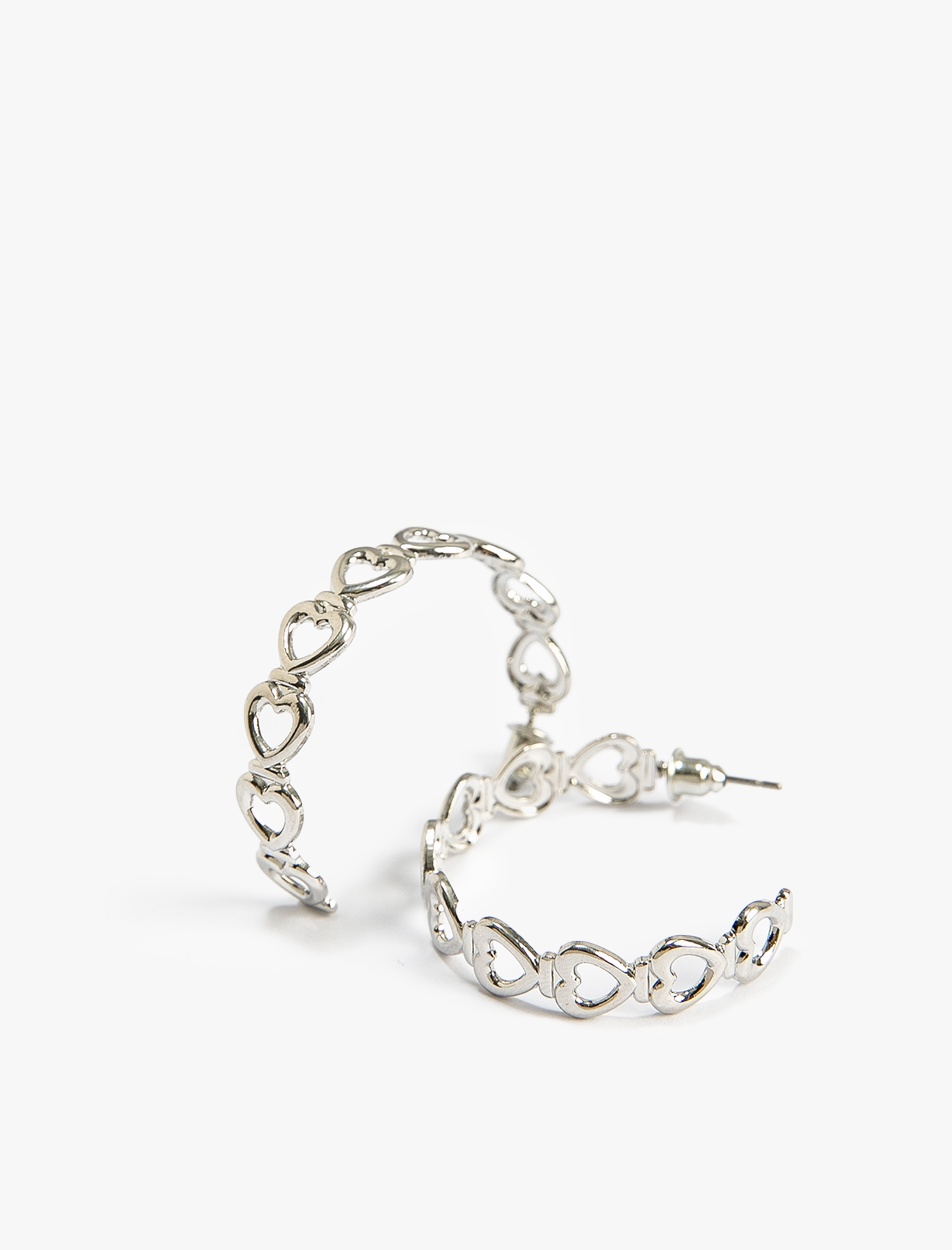  Kadın Halka Küpe Kalp Şekilli