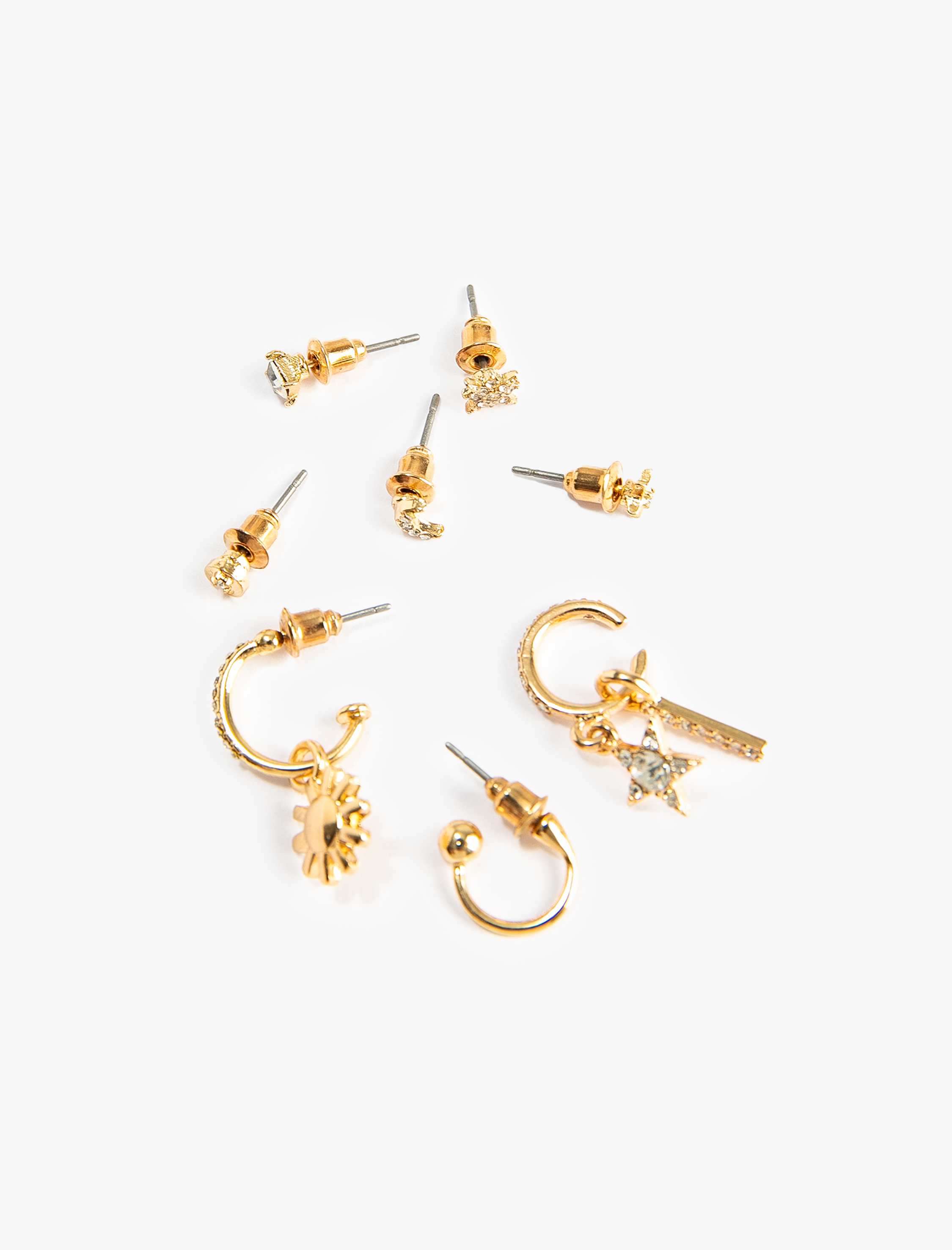  Kadın Ear Cuffs Set Charm Detaylı