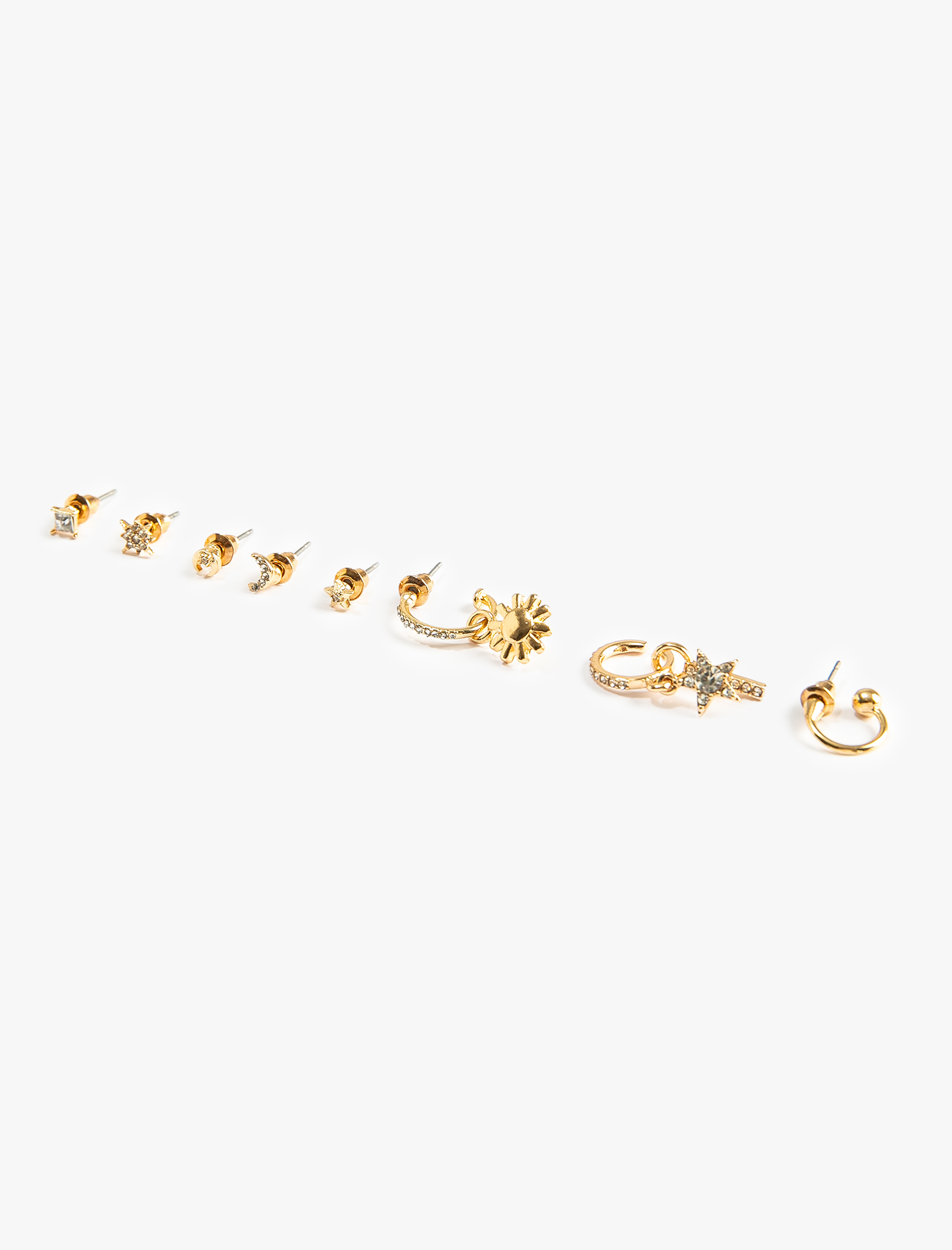  Kadın Ear Cuffs Set Charm Detaylı