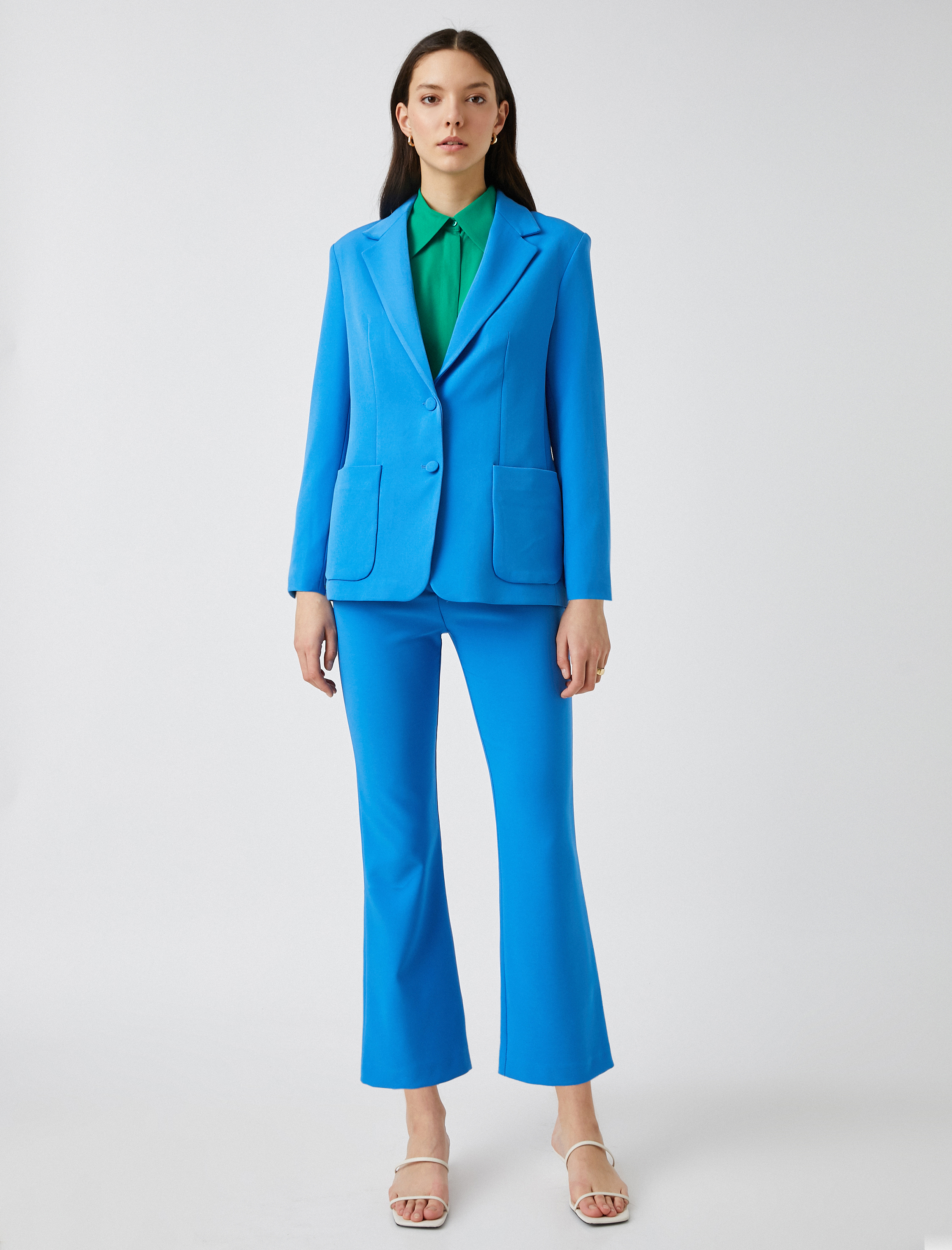   İspanyol Paça Crop Pantolon