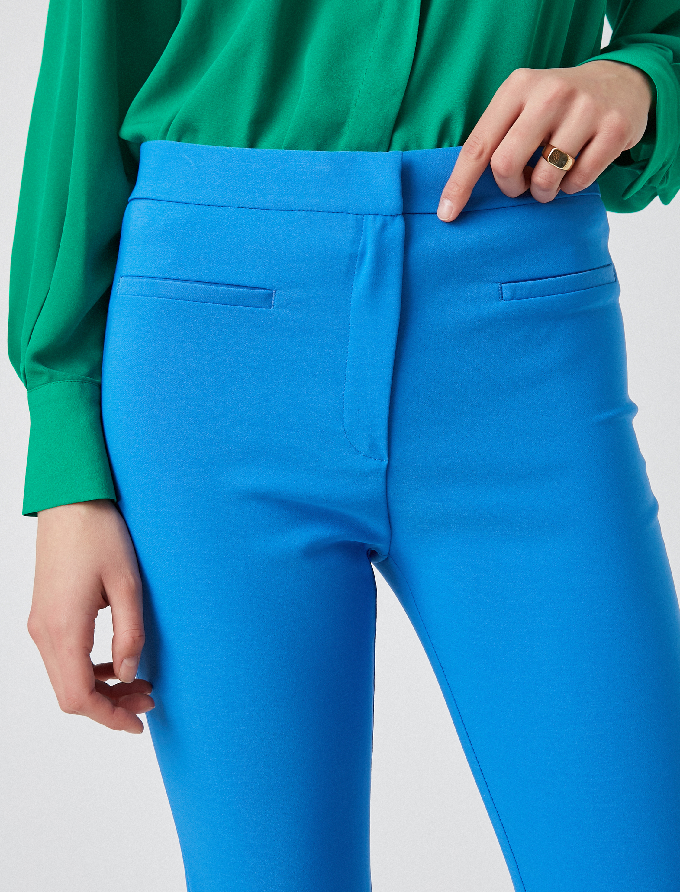   İspanyol Paça Crop Pantolon