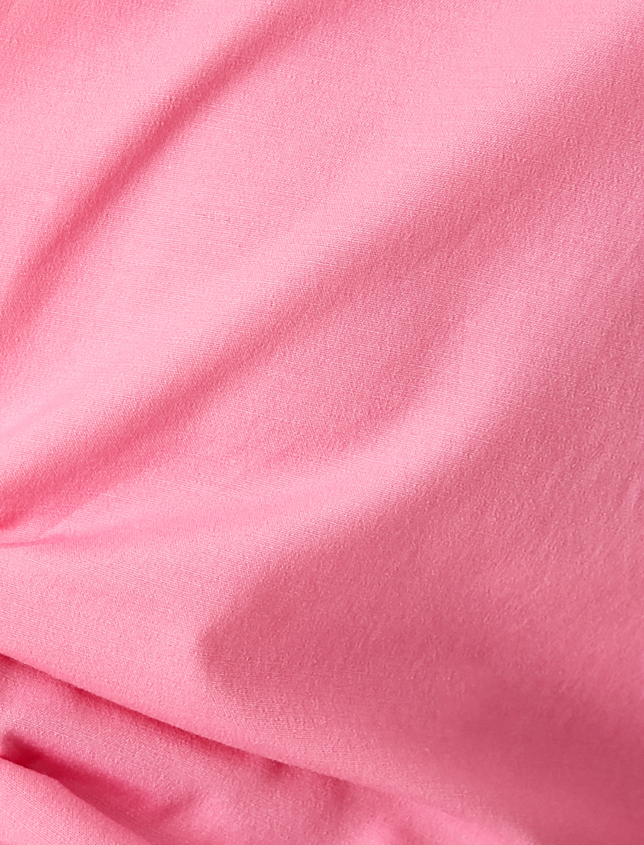   Derin V Yaka Önden Bağcık Detaylı Yandan Fermuarlı Crop Bluz