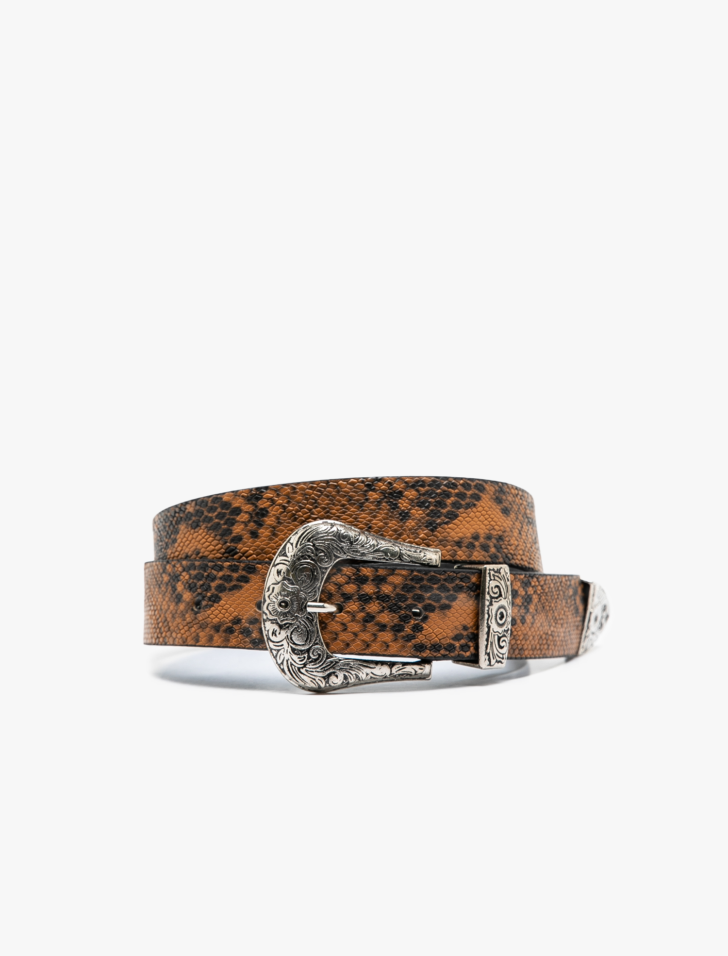  Kadın Yılan Derisi Desenli Kemer
