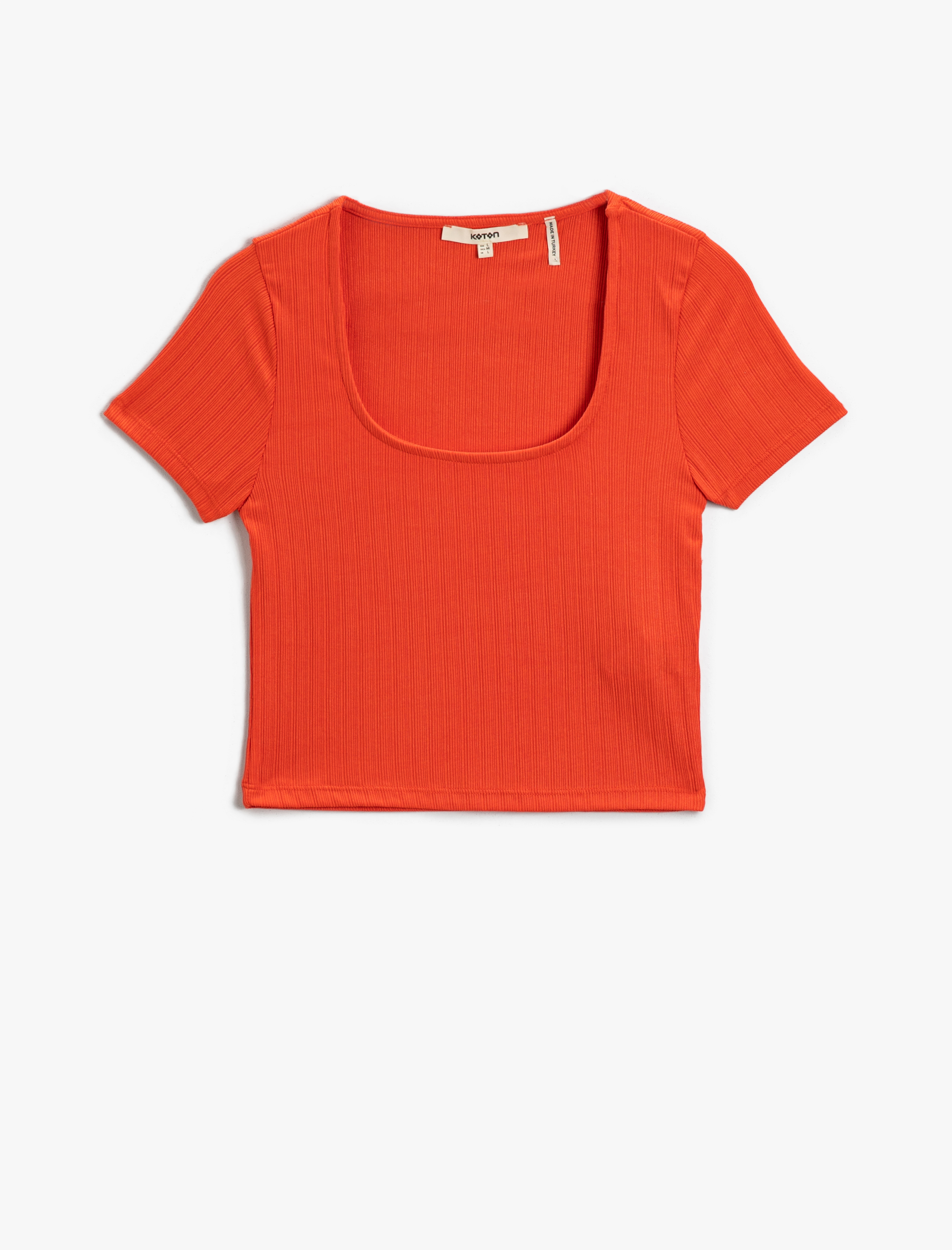   Kısa Kollu Tişört Ribanalı