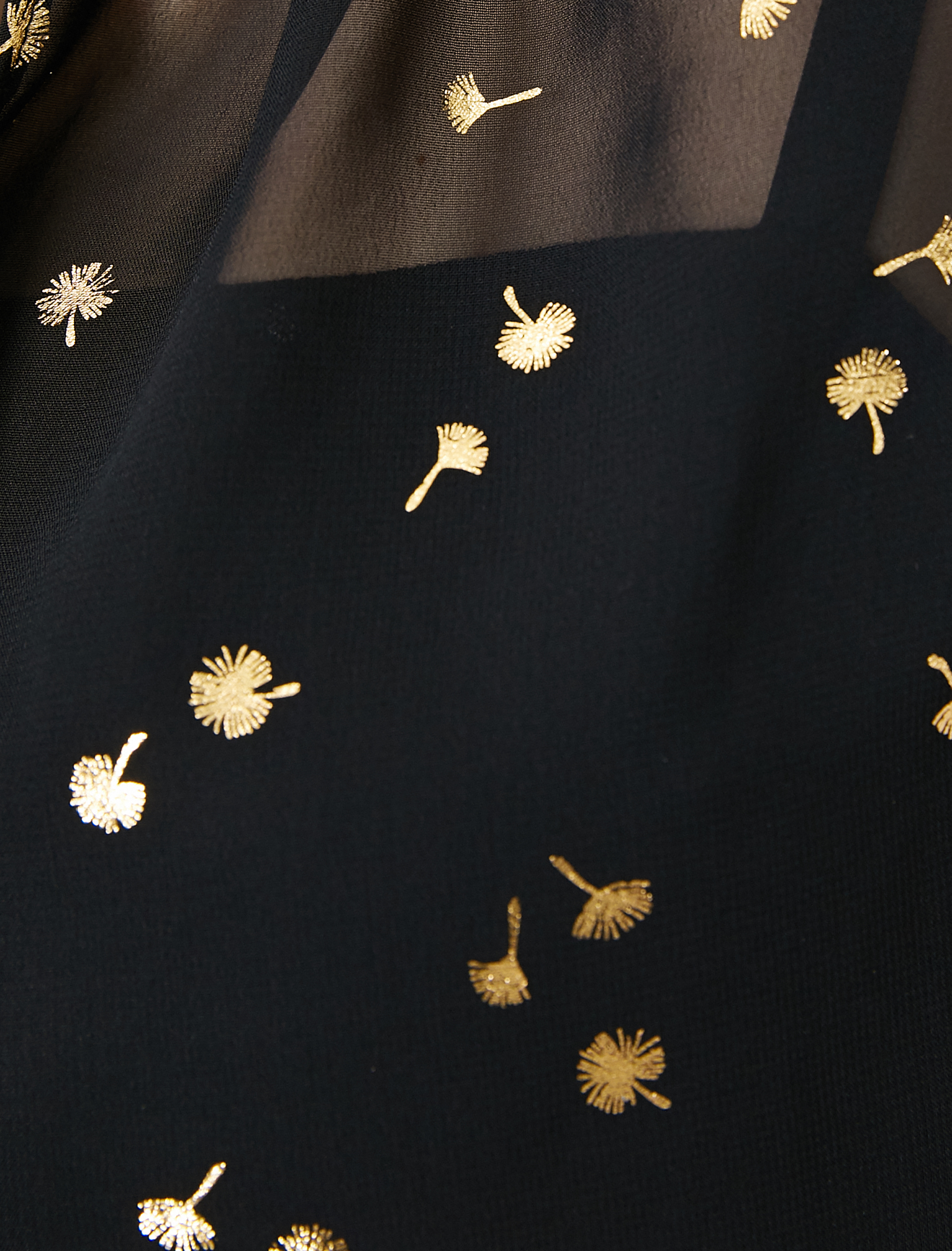   Varak Baskılı Kısa Kollu Bluz