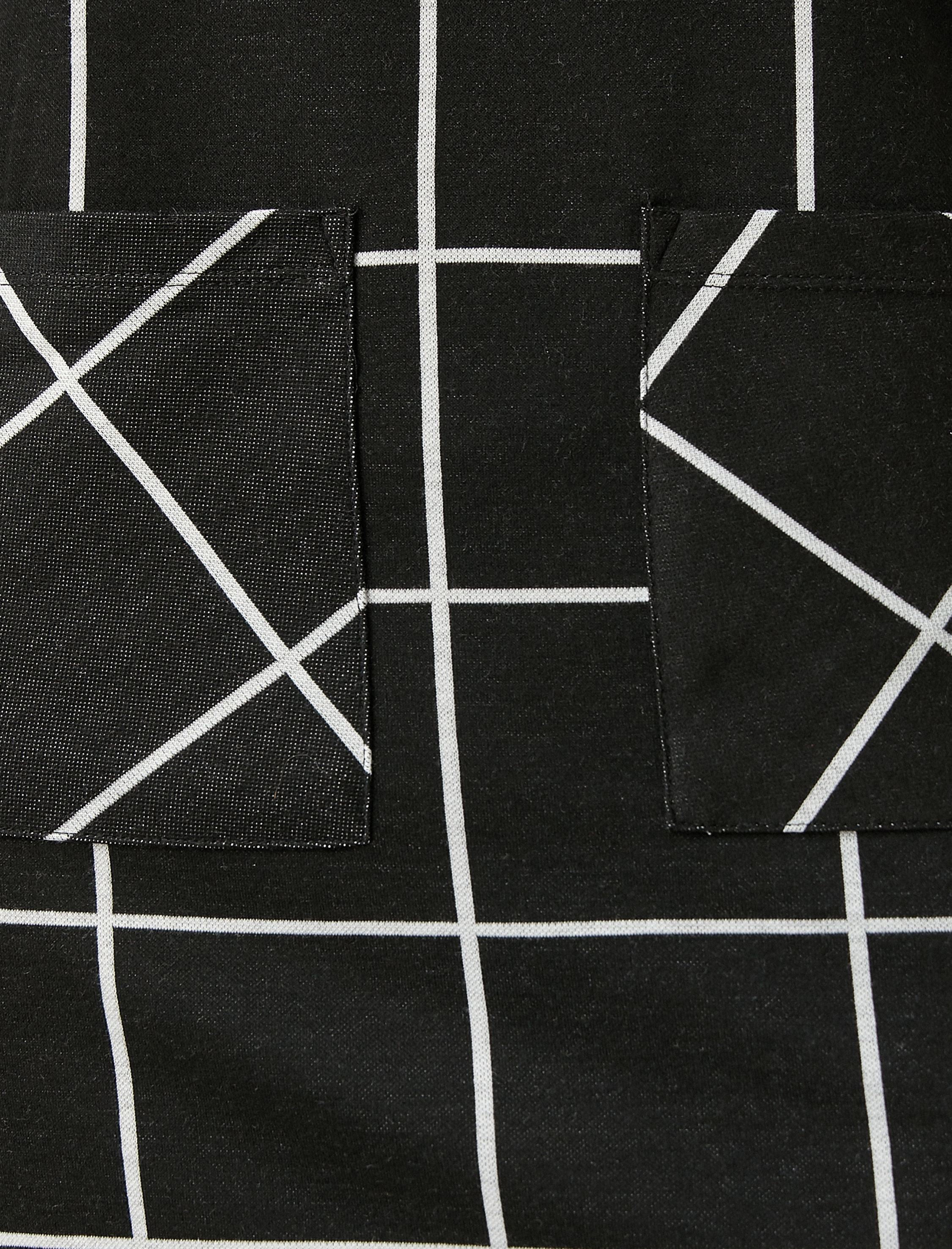   Ekoseli Rahat Kalıp Elbise