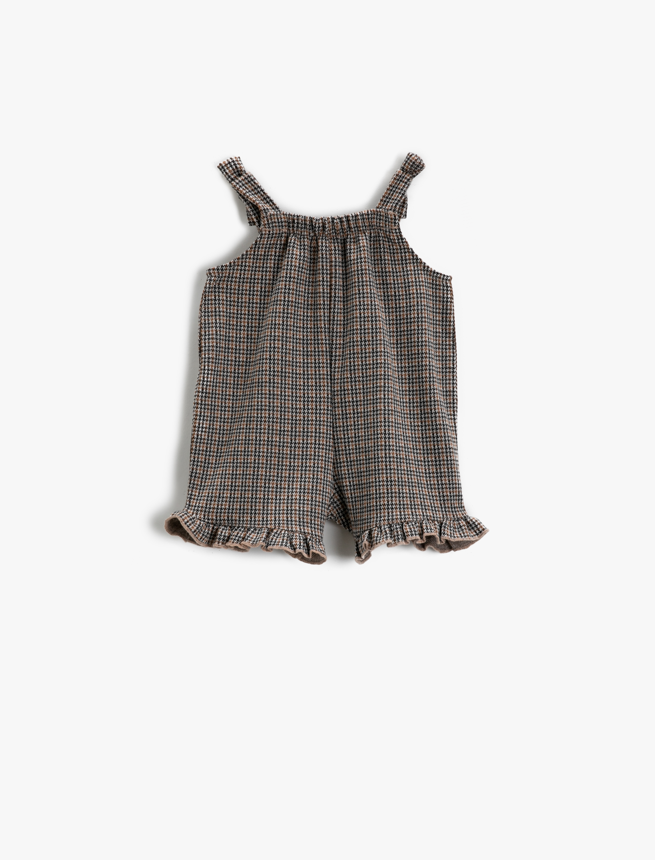 Kız Bebek Kareli Elbise