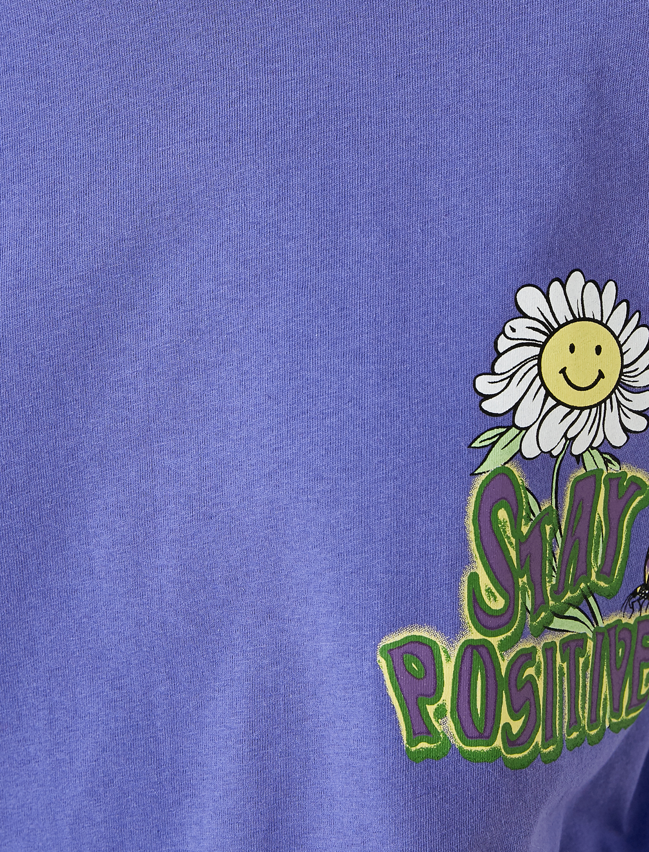   Oversize Baskılı Kısa Kollu Tişört