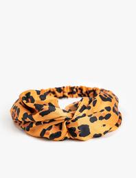 Leopar Desenli Saç Bandı
