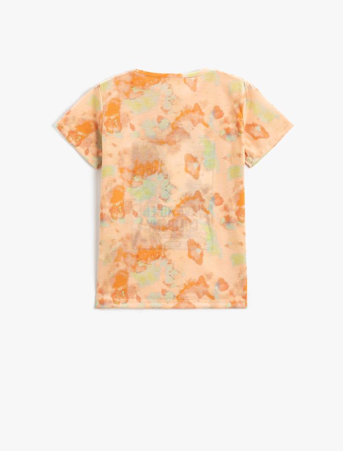 Erkek Çocuk Batik Desenli Kısa Kollu Tişört