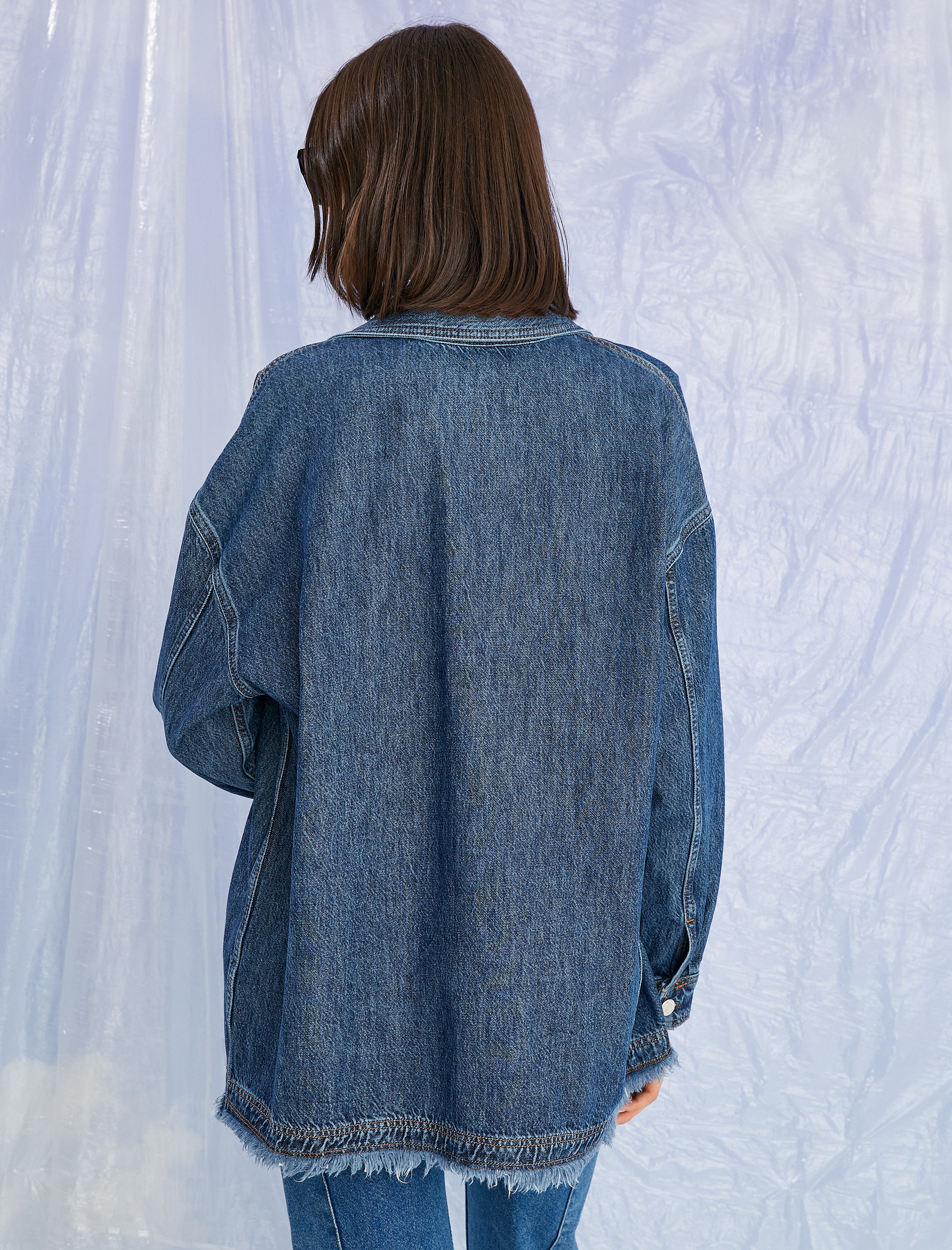   Pamuklu Kot Gömlek Cep Detaylı