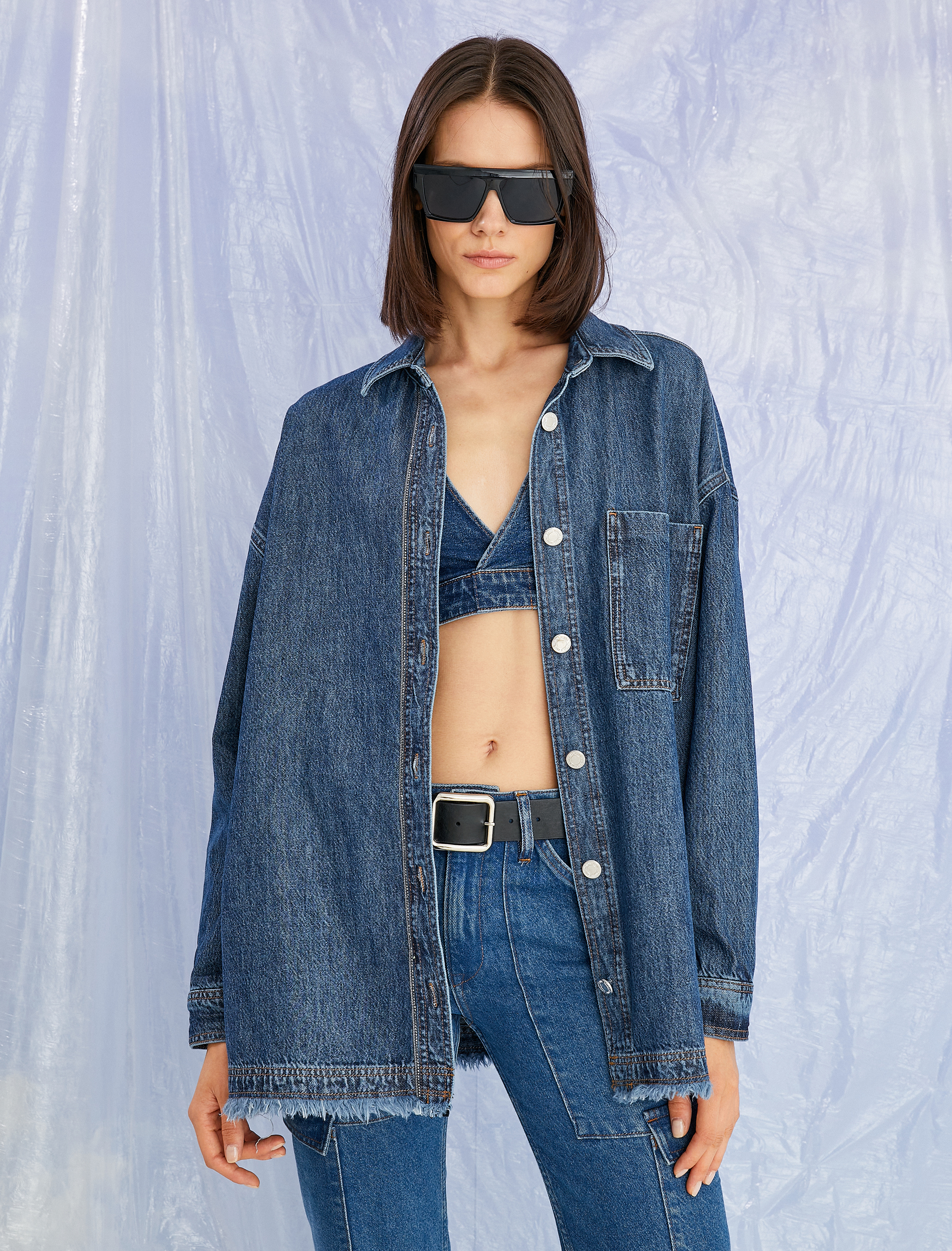   Pamuklu Kot Gömlek Cep Detaylı