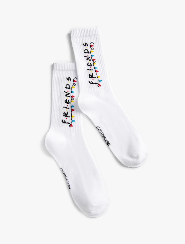 Erkek Friends Soket Çorap Lisanslı Baskılı